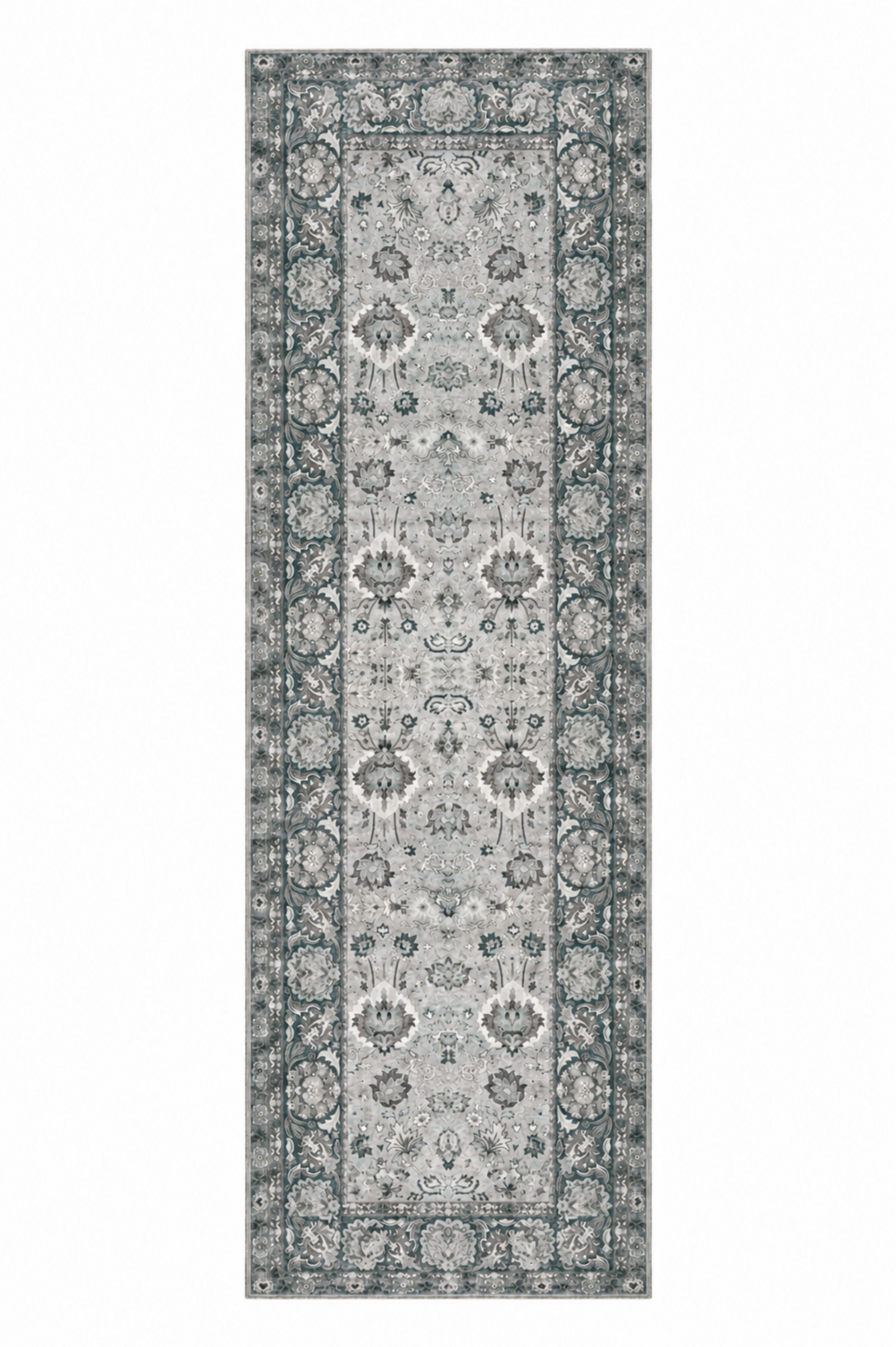 Tappeto orientale tradizionale - Lalin Beige - grigio, vintage