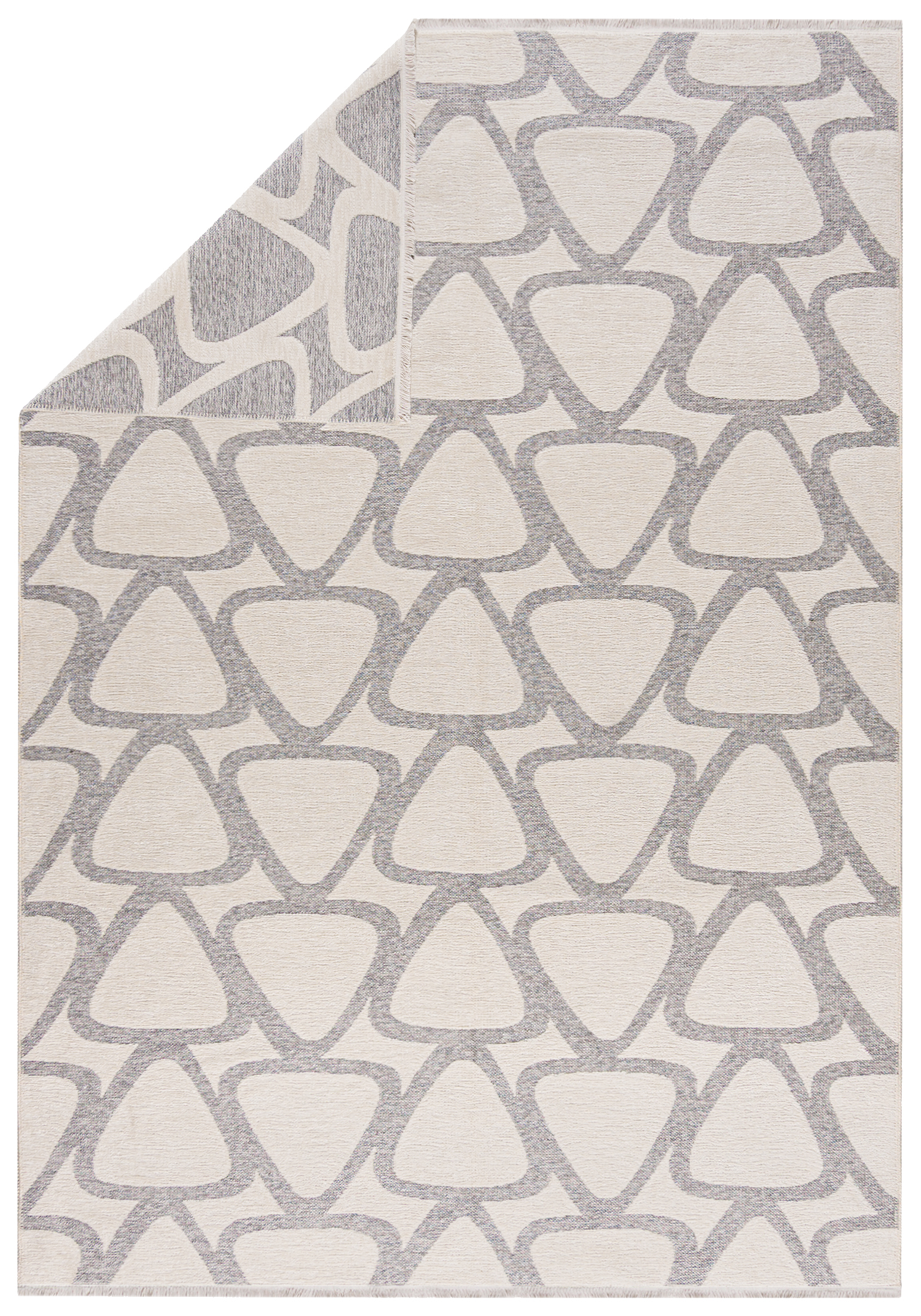 Tappeto Moderno Double Face - Amalfi Tenero - beige, grigio