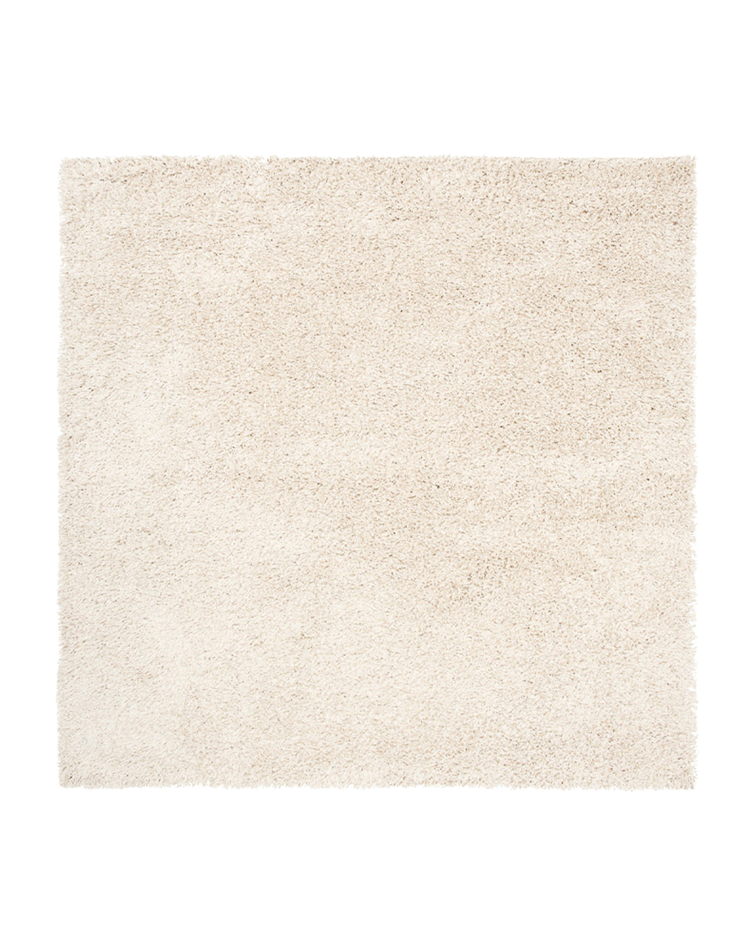 Tappeto moderno Shaggy quadrato - Unito beige Uno - beige chiaro, monocolore