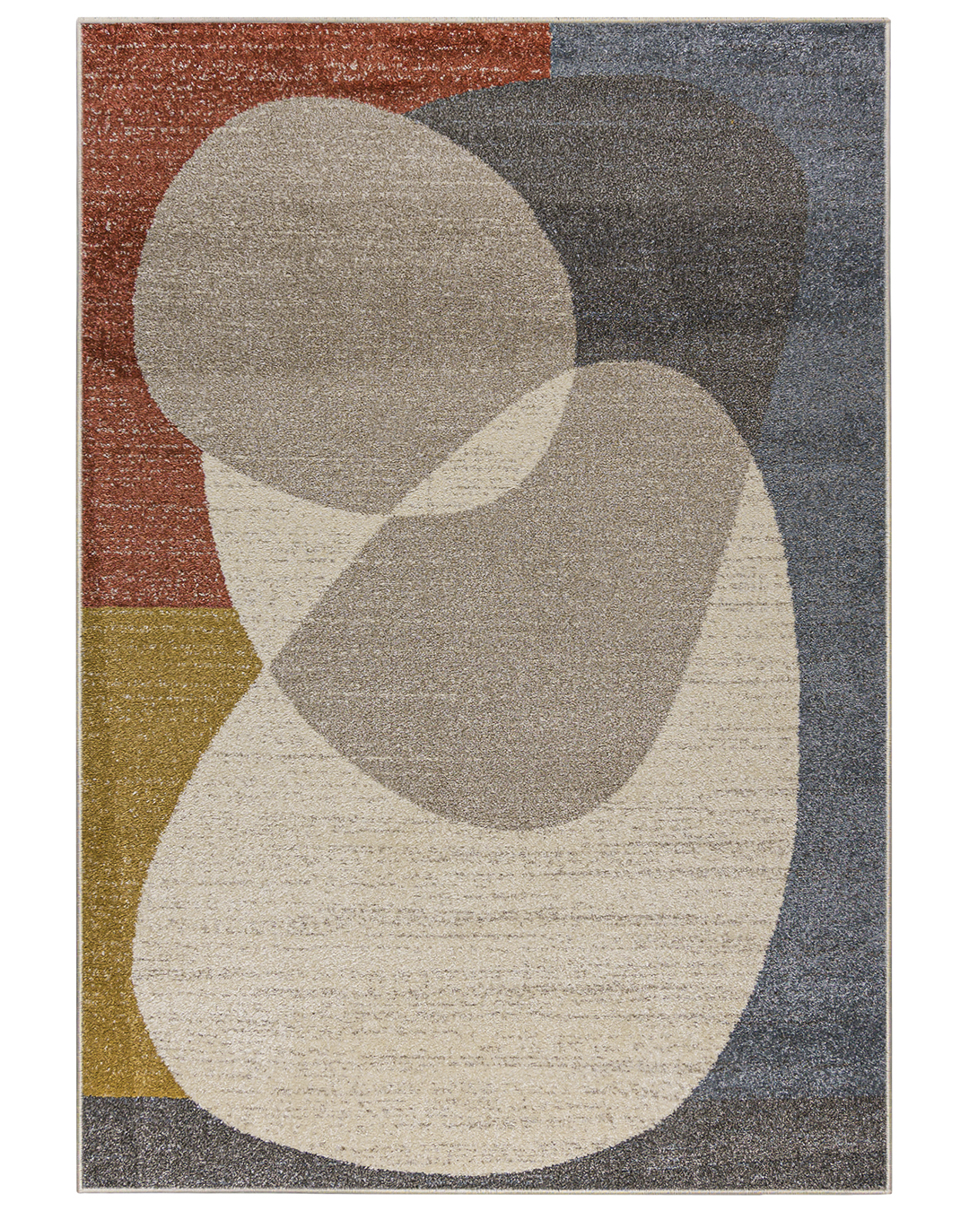 Tappeto moderno - Lucy NP27L - grigio, blu, bianco