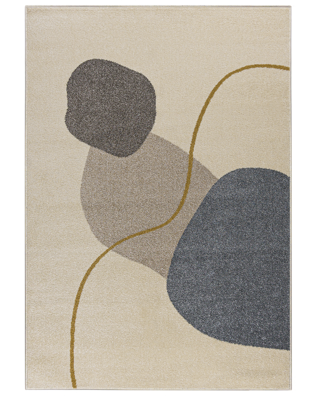 Tappeto moderno - Lucy NP24J - crema, beige, grigio