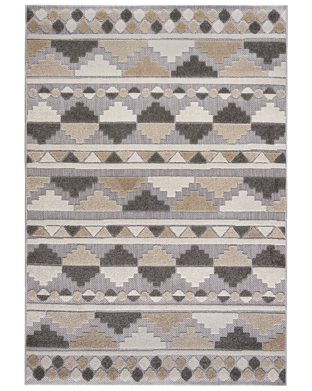 Tappeto per interni / esterni - Vasco Beige - crema, beige, impermeabile