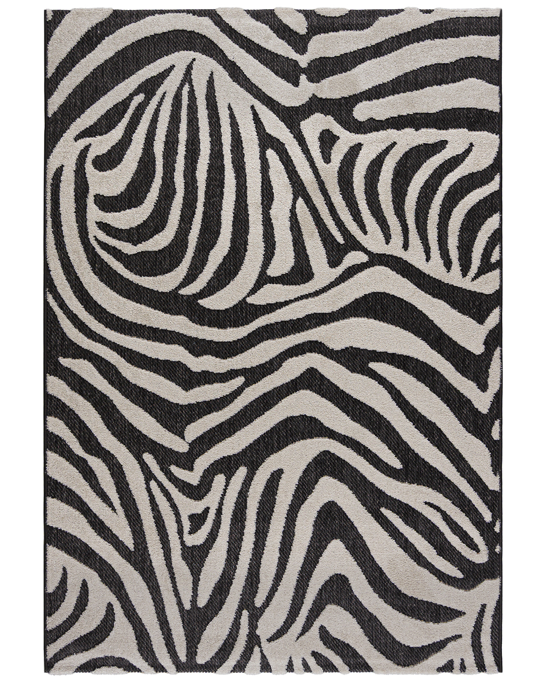 Tappeto da esterno / interno - Zebra Nero - bianco, nero, impermeabile