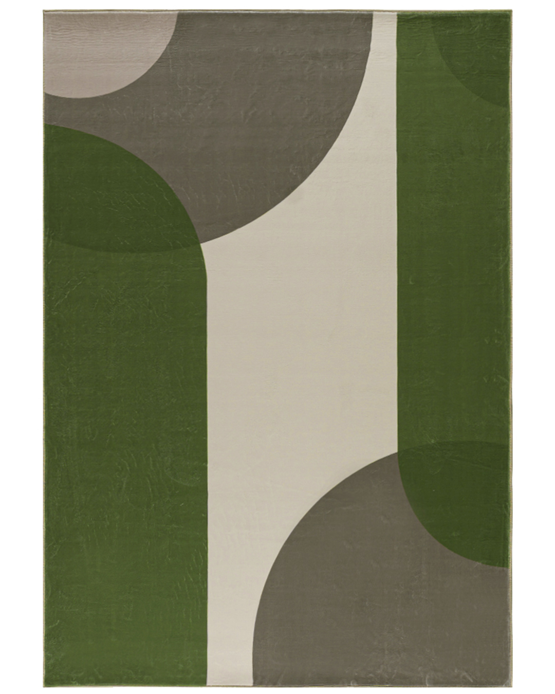 Tappeto geometrico moderno - Modica Ombra - beige, verde