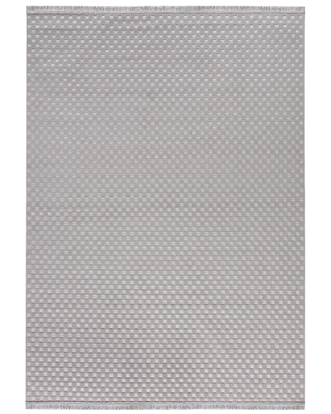 Tappeto Moderno con Frange - Sora Brio Grigio - grigio