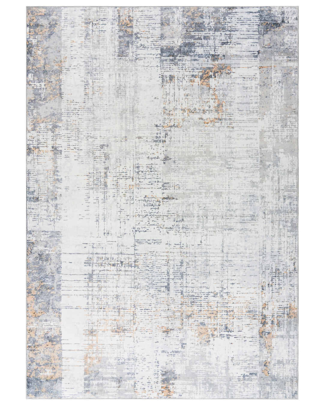 Tappeto moderno astratto – Terni Gesso – blu, grigio
