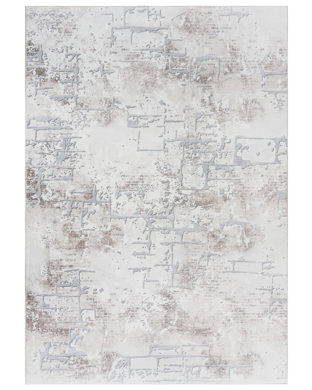 Tappeto moderno astratto – Terni Viola – beige, grigio