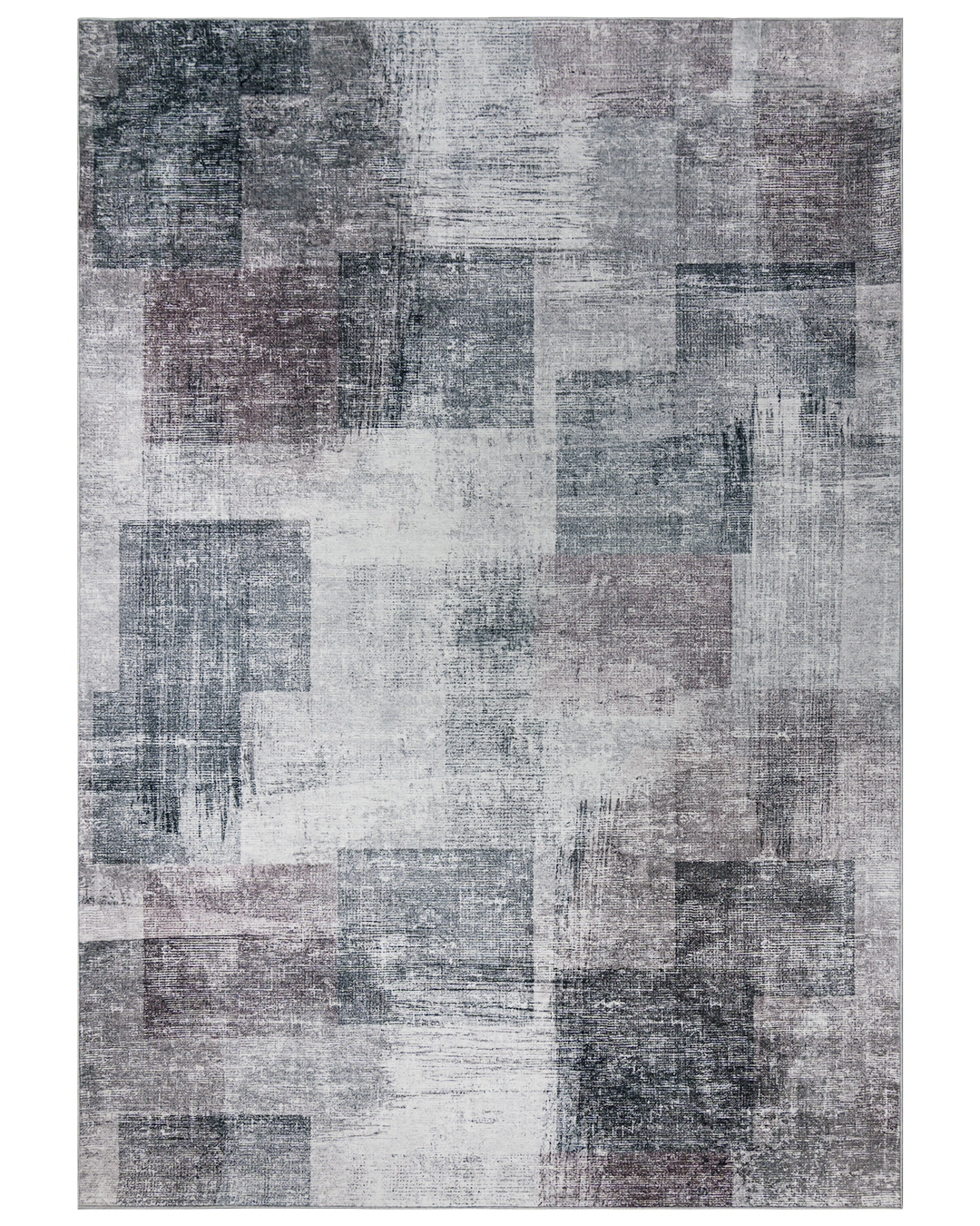 Tappeto moderno - Vic Negro - grigio, con motivo geometrico