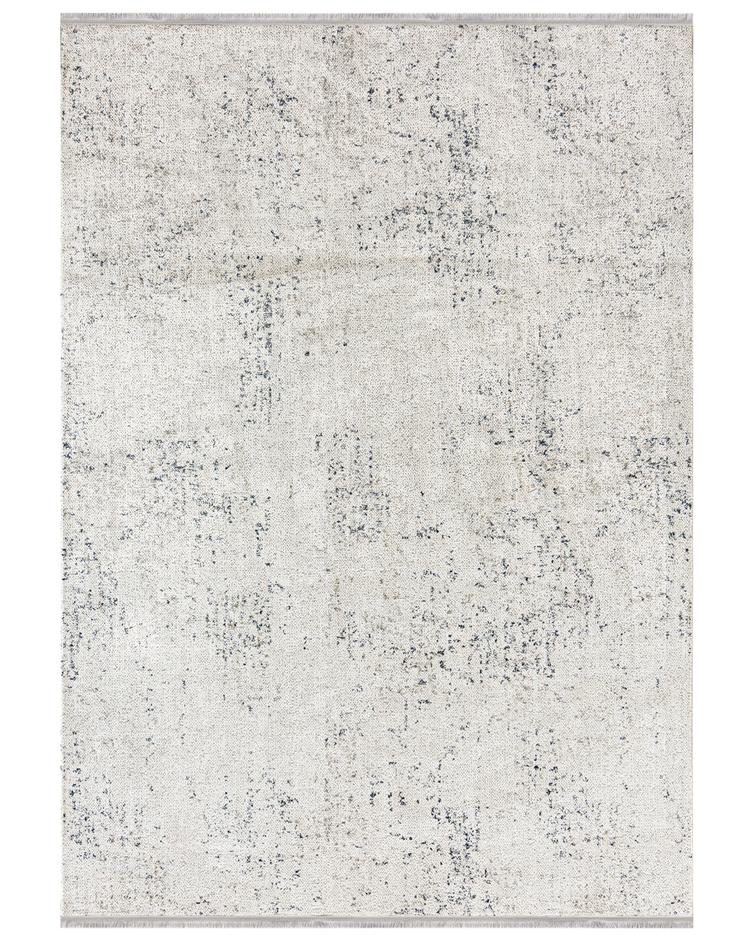 Tappeto Moderno con Frange - Bari Pepe Blu - grigio, blu
