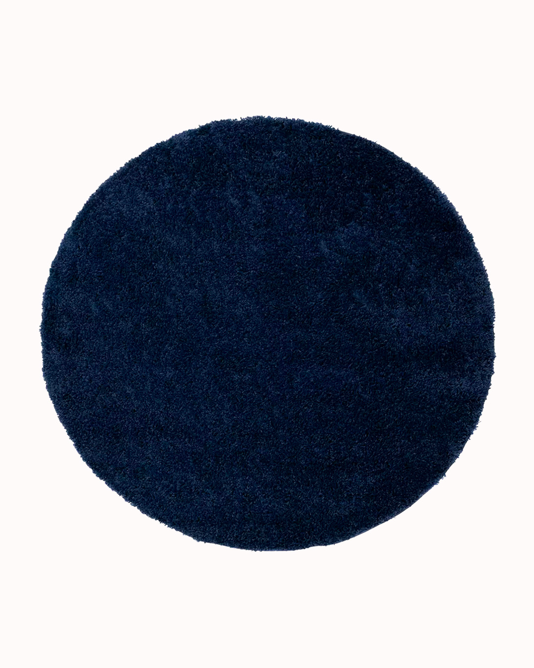 Tappeto moderno Shaggy rotondo - Unito Blu - blu navy, tinta unita