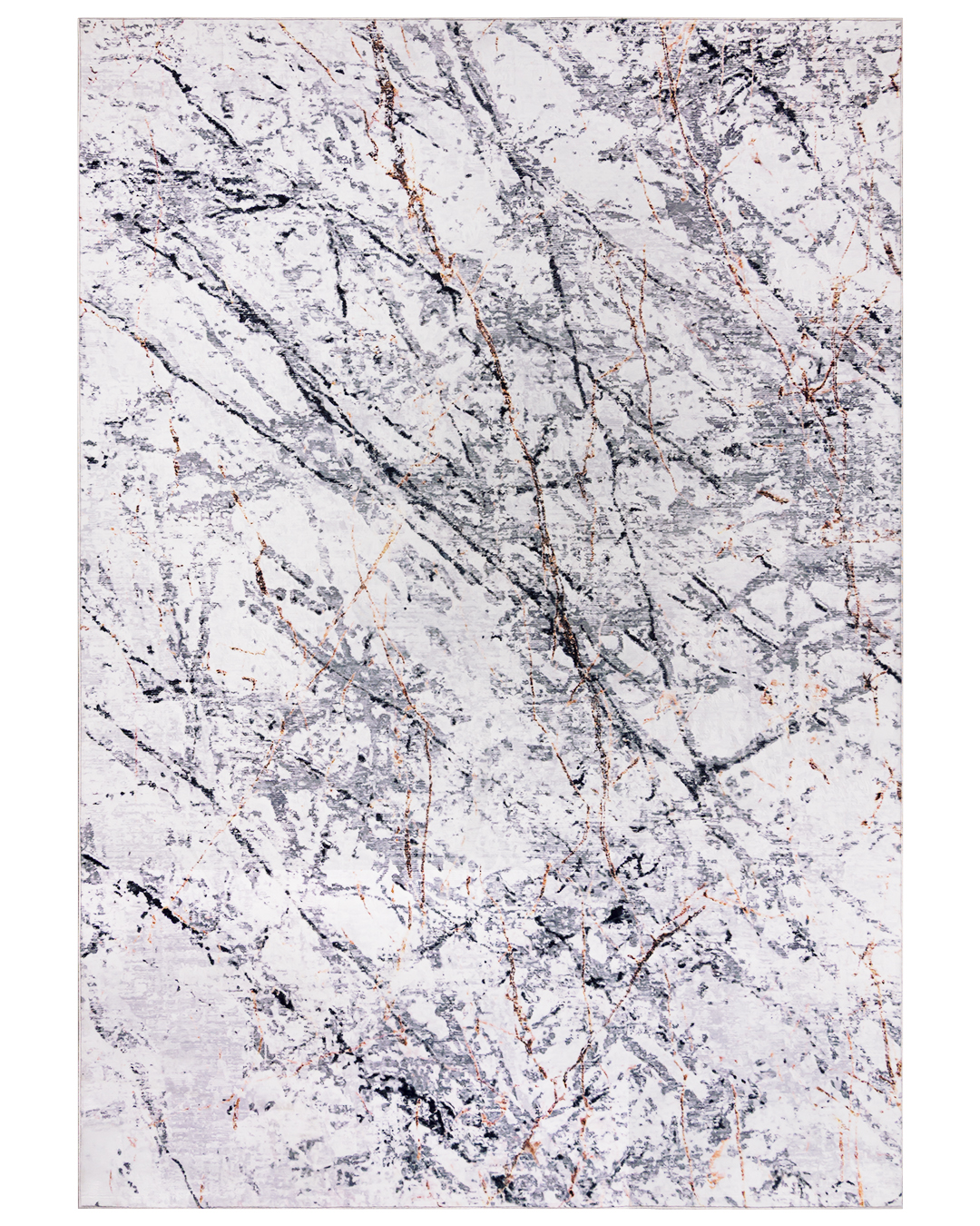 Tappeto moderno - Vic Paloma - grigio, con motivo astratto, effetto marmo