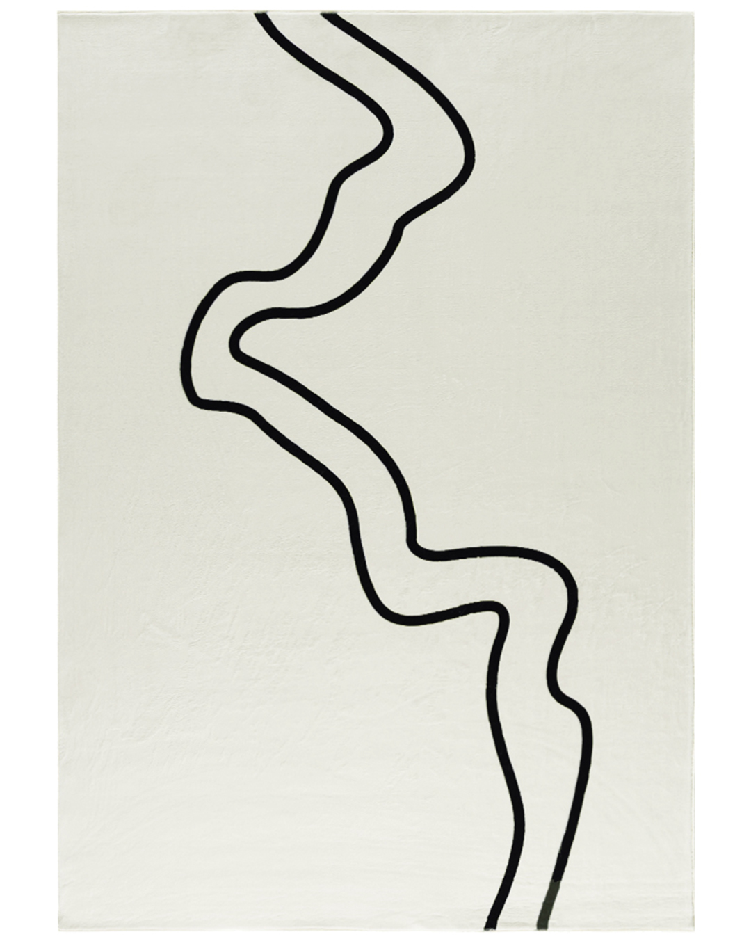 Tappeto moderno - Matera Linea - bianco, crema