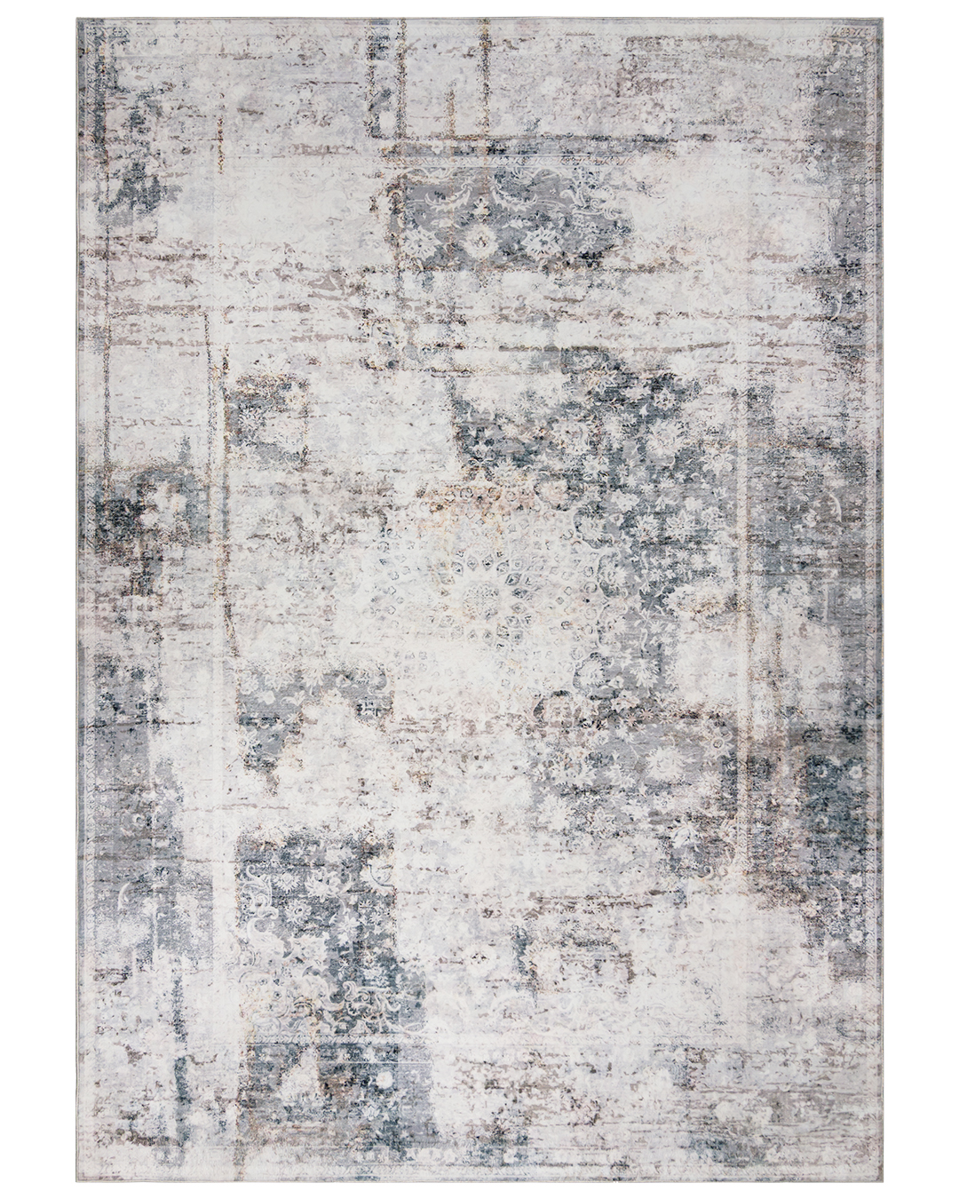 Tappeto moderno - Vic Gris - grigio e crema, con motivo astratto