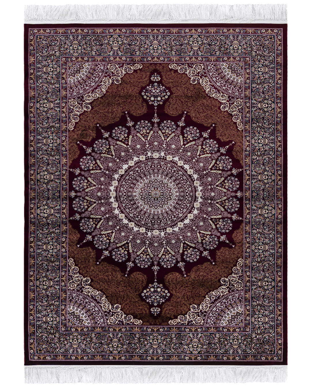 Tappeto Tradizionale con Frange - Palazzo Corona - rosso