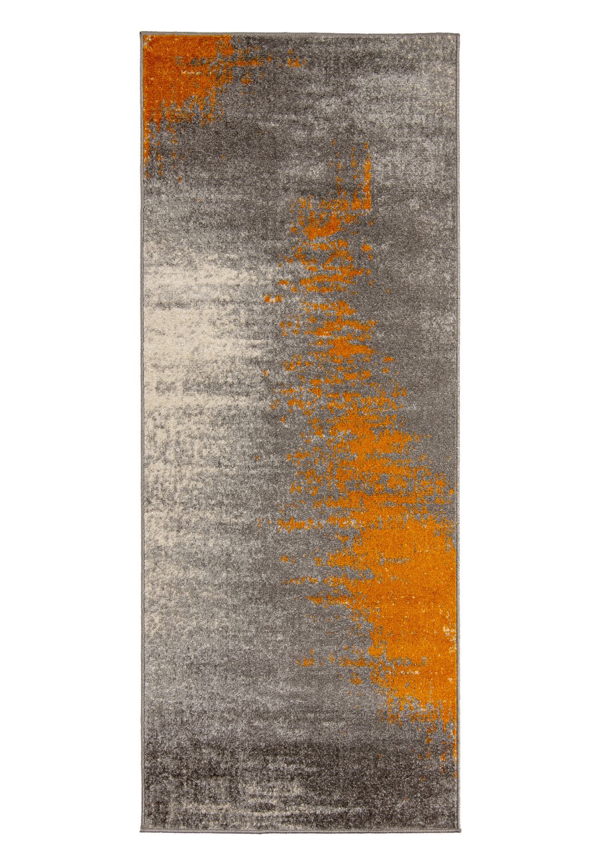 Tappeto per corridoio e cucina moderno SPRING H170A arancione - grigio, arancione