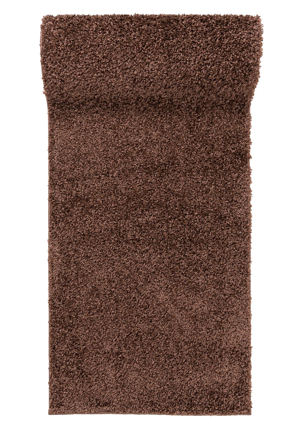 Passatoia shaggy - Tokyo 6365A - marrone scuro, tinta unita