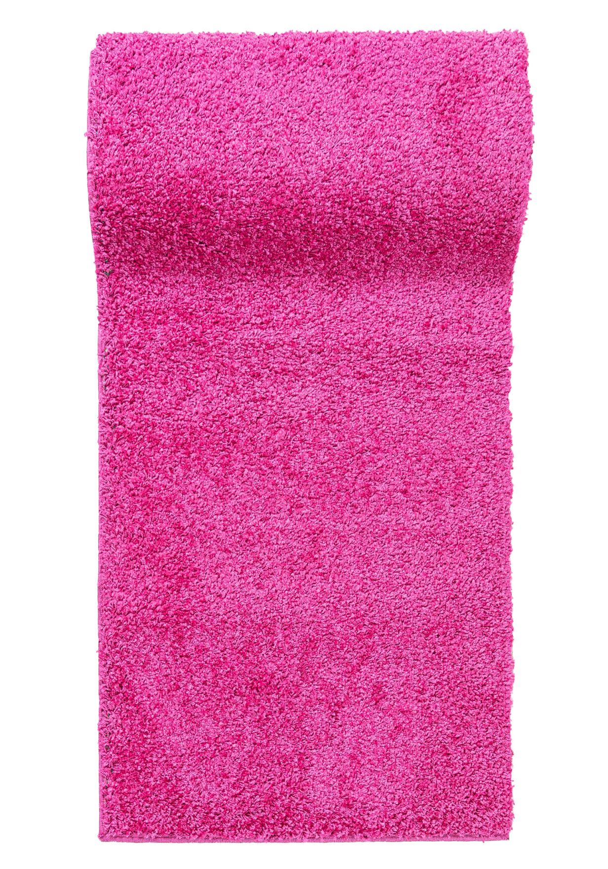 Passatoia shaggy - Tokyo 6365A - rosa, tinta unita