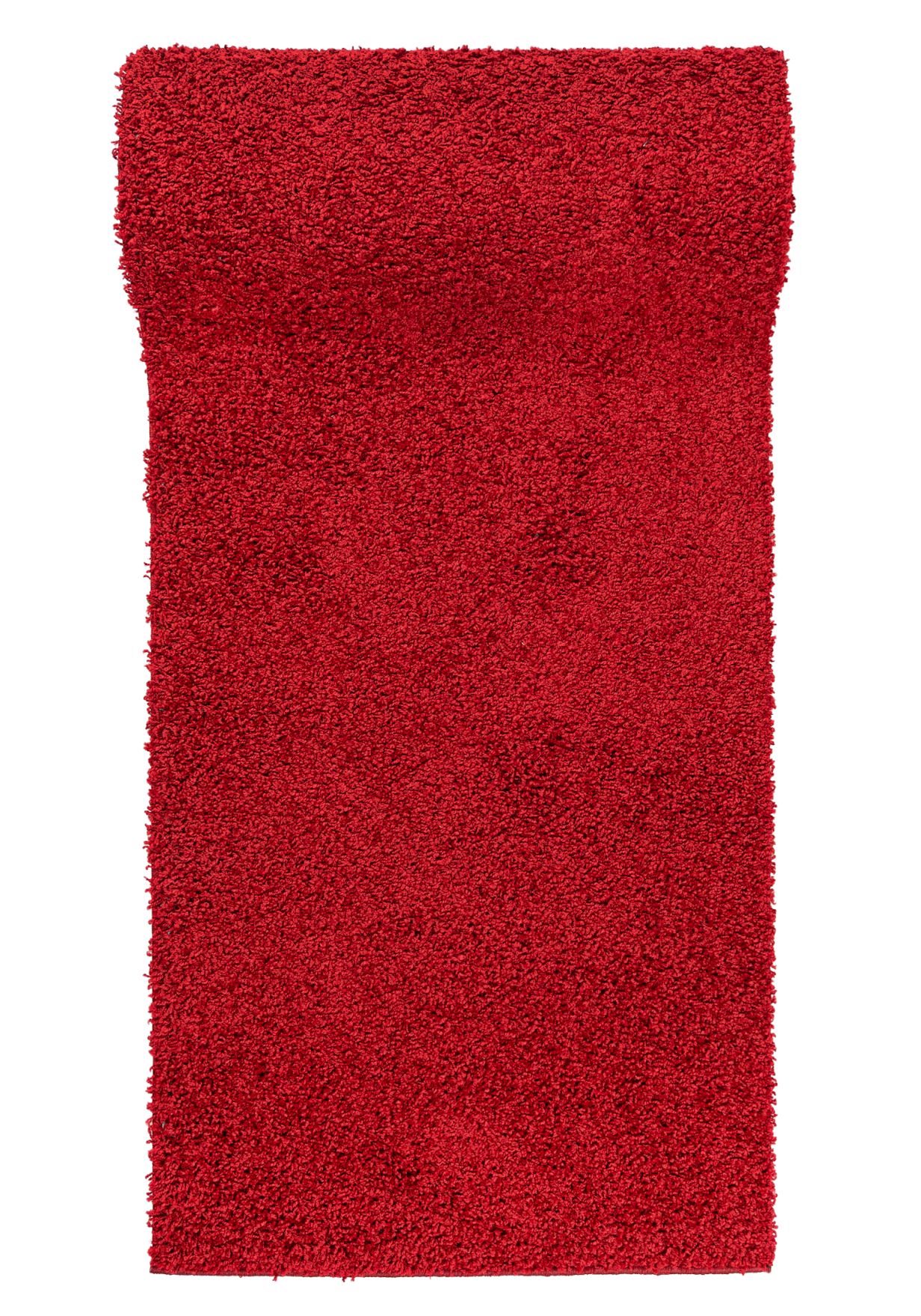 Passatoia shaggy - Tokyo 6365A - rossa, tinta unita