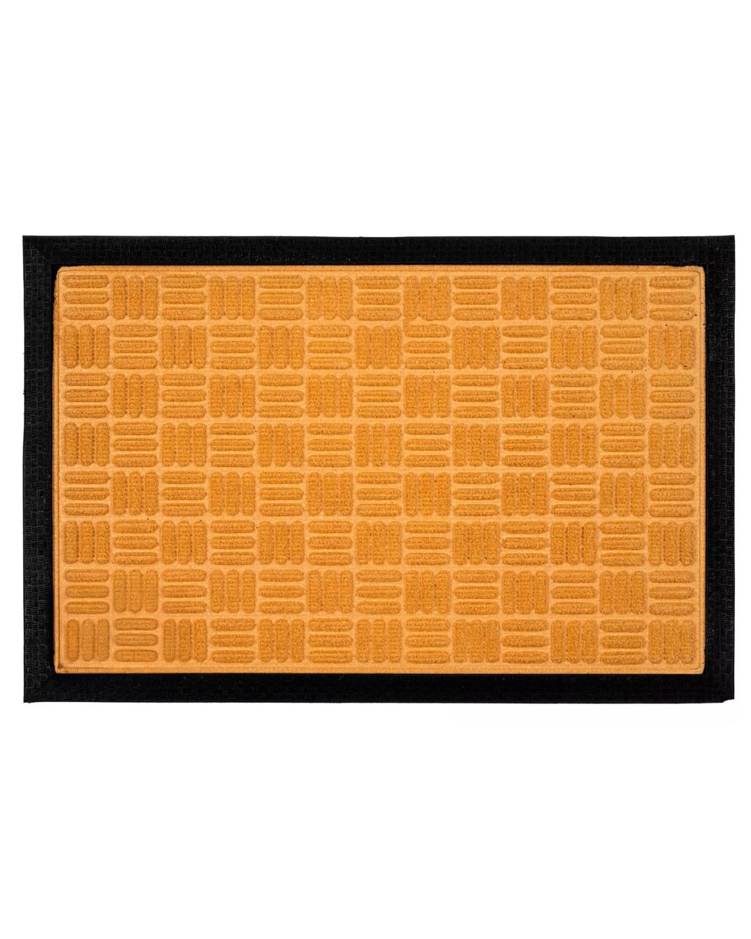 Zerbino in gomma - Edge 4001 - beige, monocolore, antiscivolo e facile da mantenere