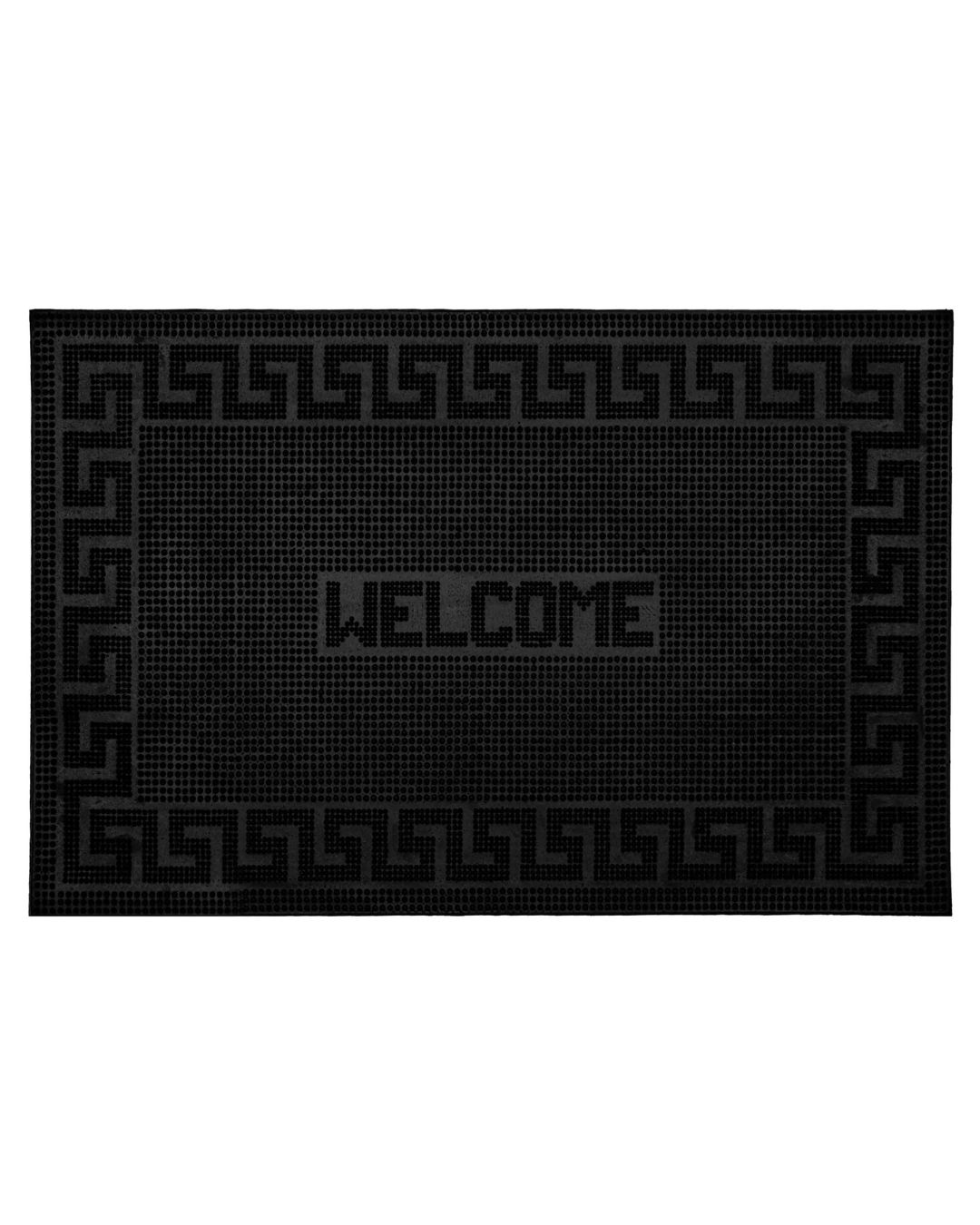 Zerbino in gomma - Pin Mat 2205 - nero, con scritta Welcome, antiscivolo e facile da pulire
