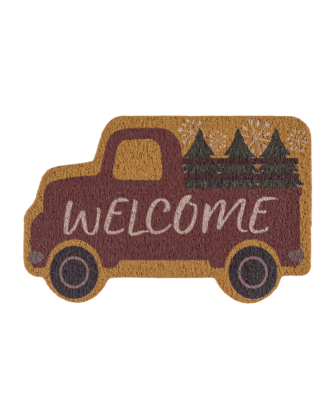 Zerbino natalizio - Festivo Auto - marrone, welcome