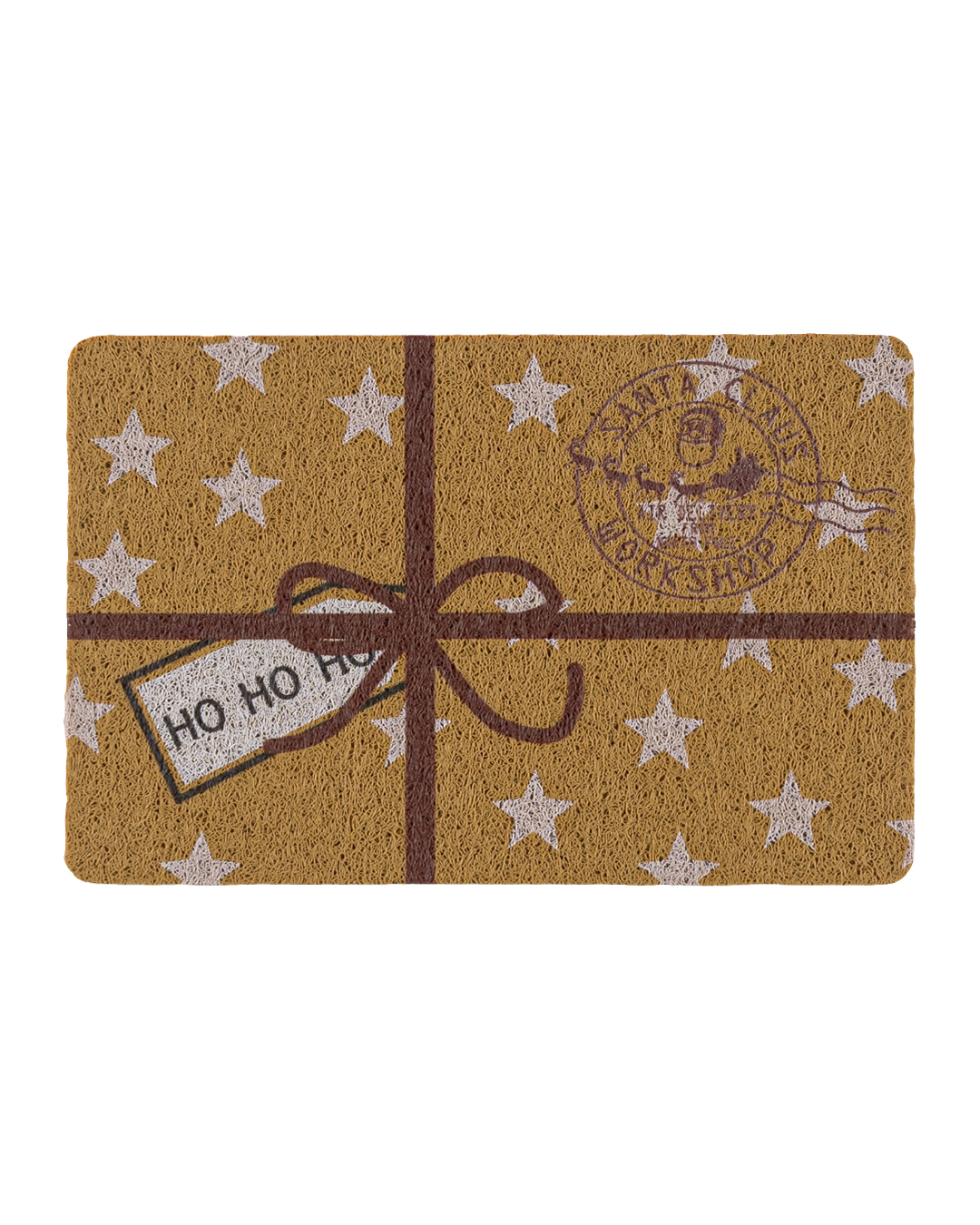 Zerbino natalizio - Festivo Regalo - marrone, regalo, stelle