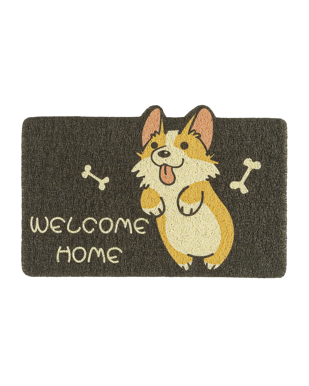 Zerbino moderno - Passo Allegro - marrone, beige, cane, corgi