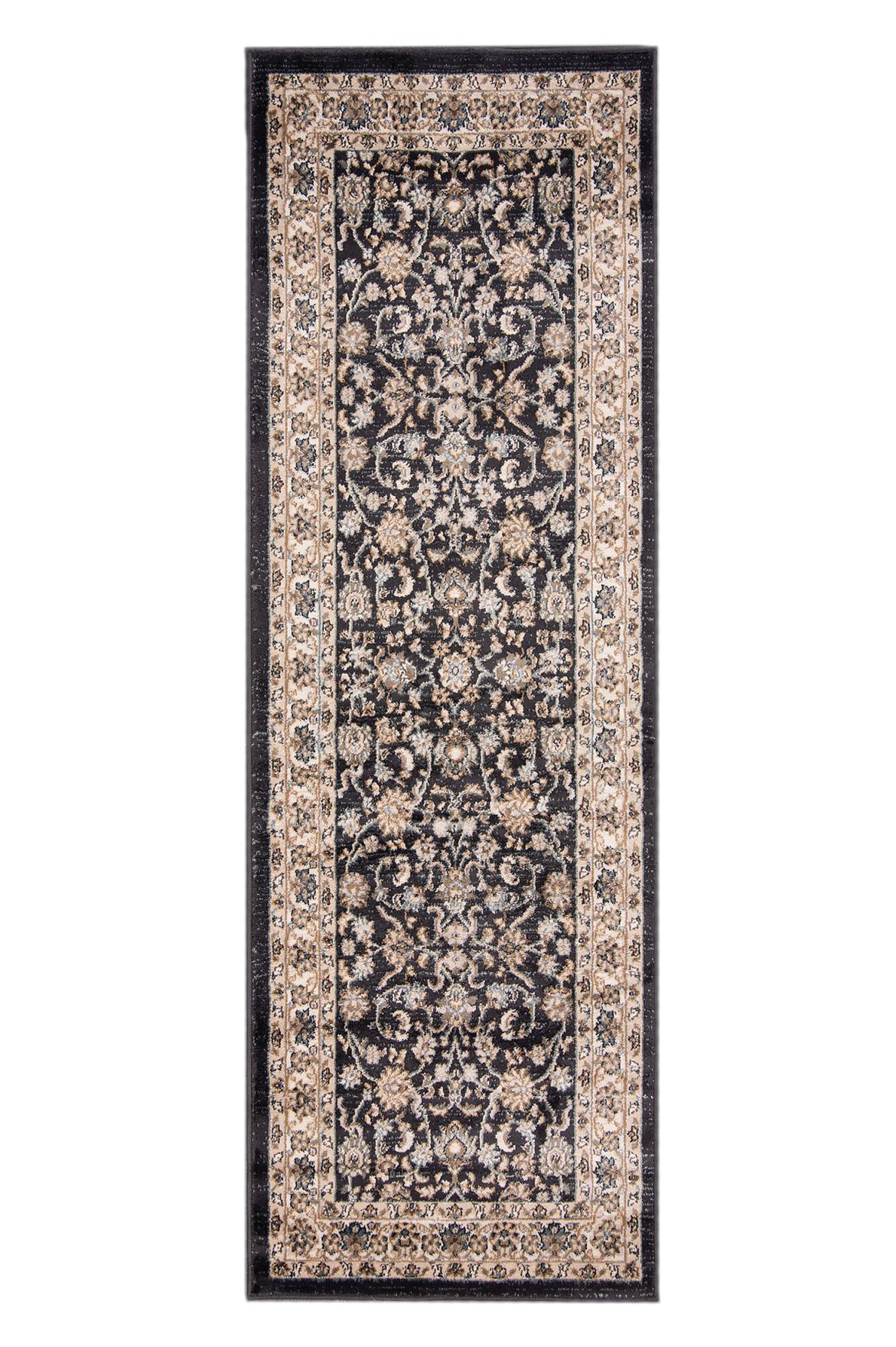 Fazzoletto Ornamento tradizionale NEMRUT L423B ANTHRATICE nero e beige