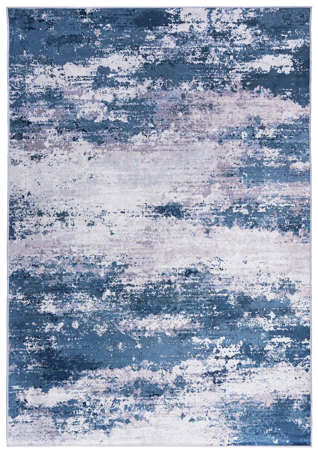 Tappeto moderno HUDSON C_219 STAMPATO - astratto, blu