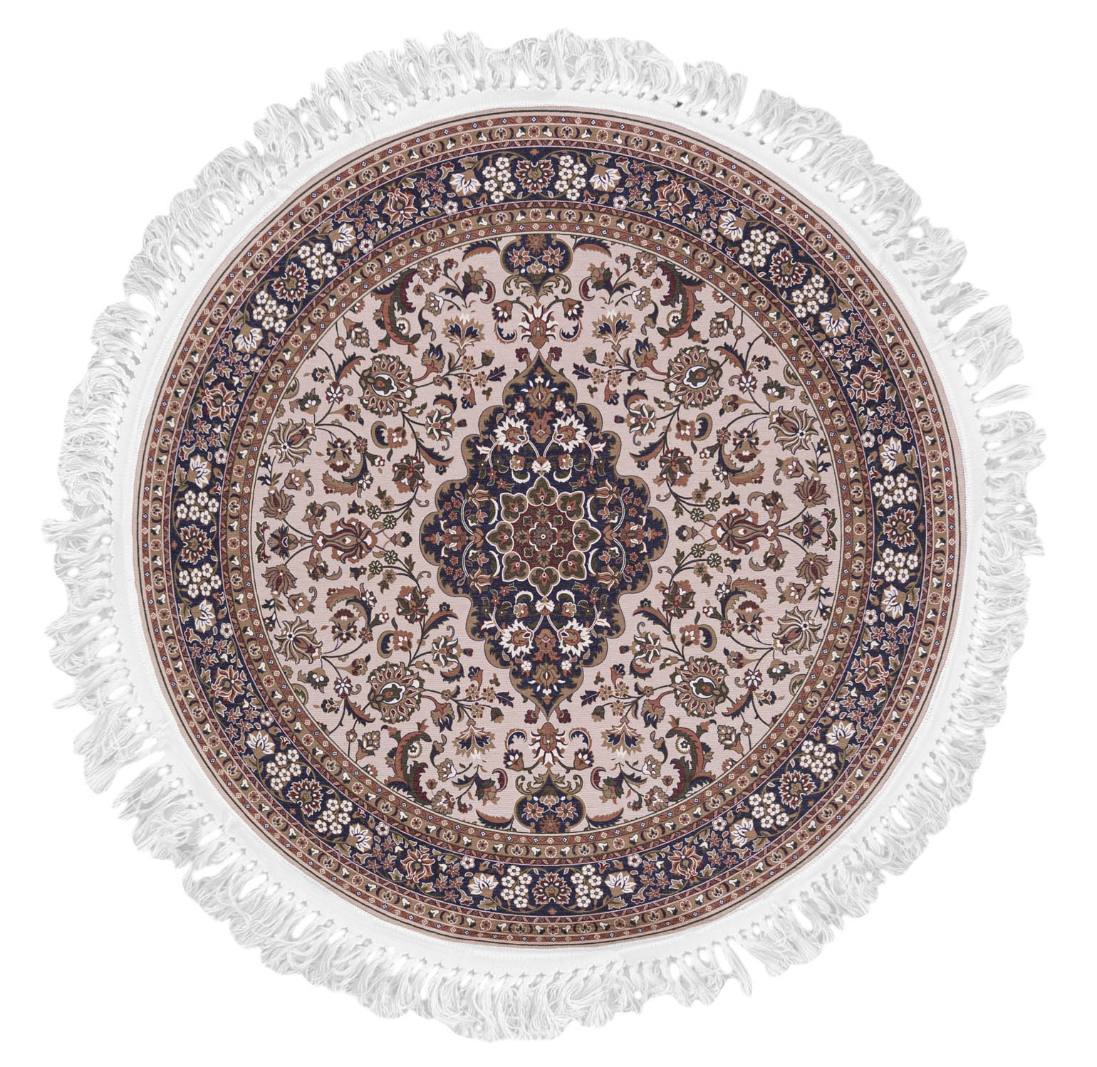 Tappeto ANKARA Tradizionale Rotondo JZ_275 STAMPATO - vintage, marrone