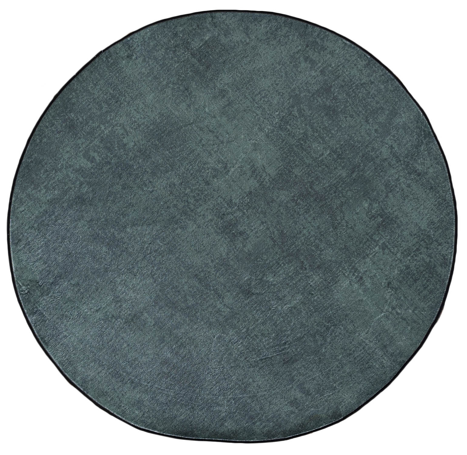 Tappeto rotondo moderno HUDSON SOLID GREEN - astratto, verde