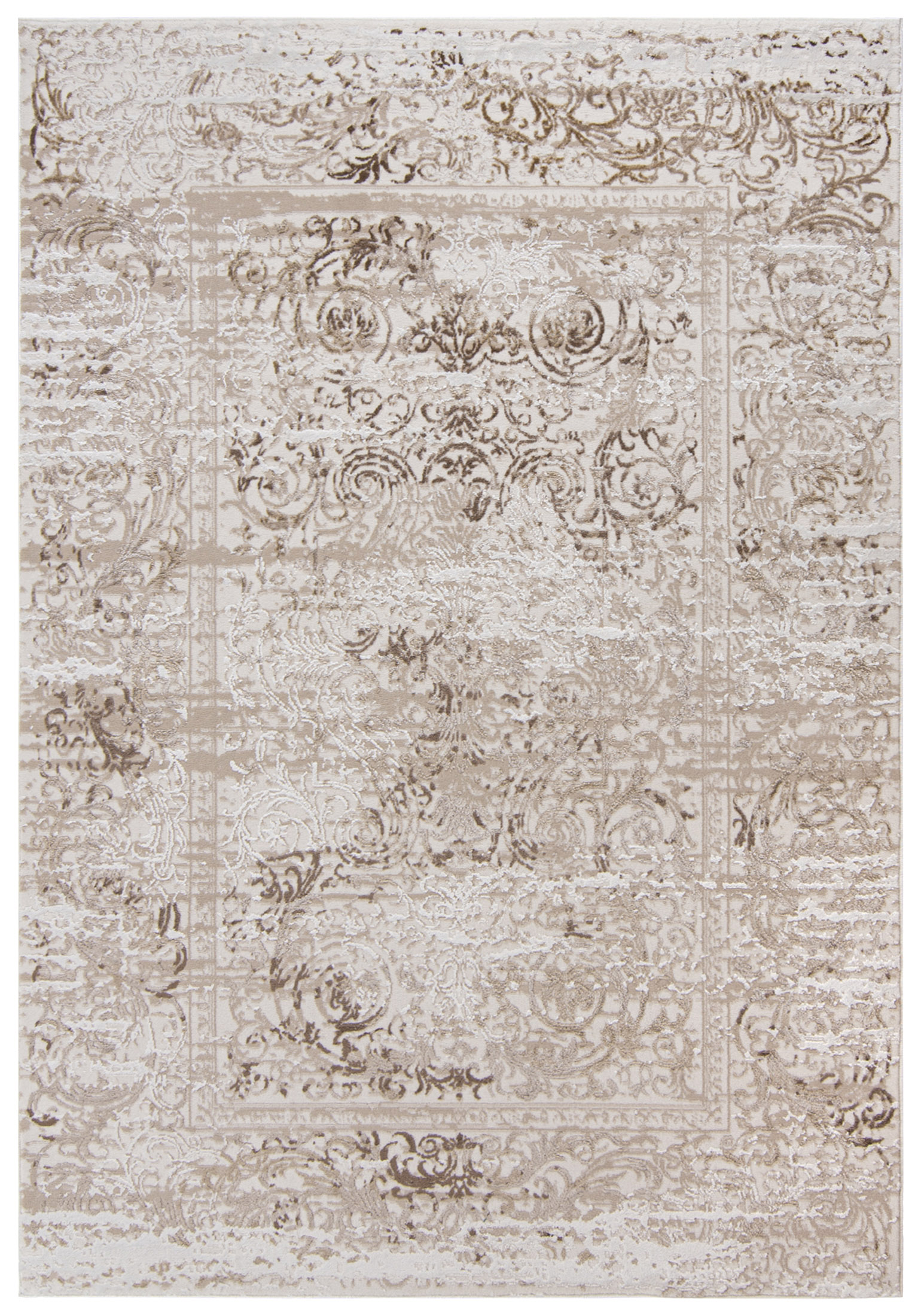 Tappeto tradizionale a due livelli HERA TY97A - beige, crema