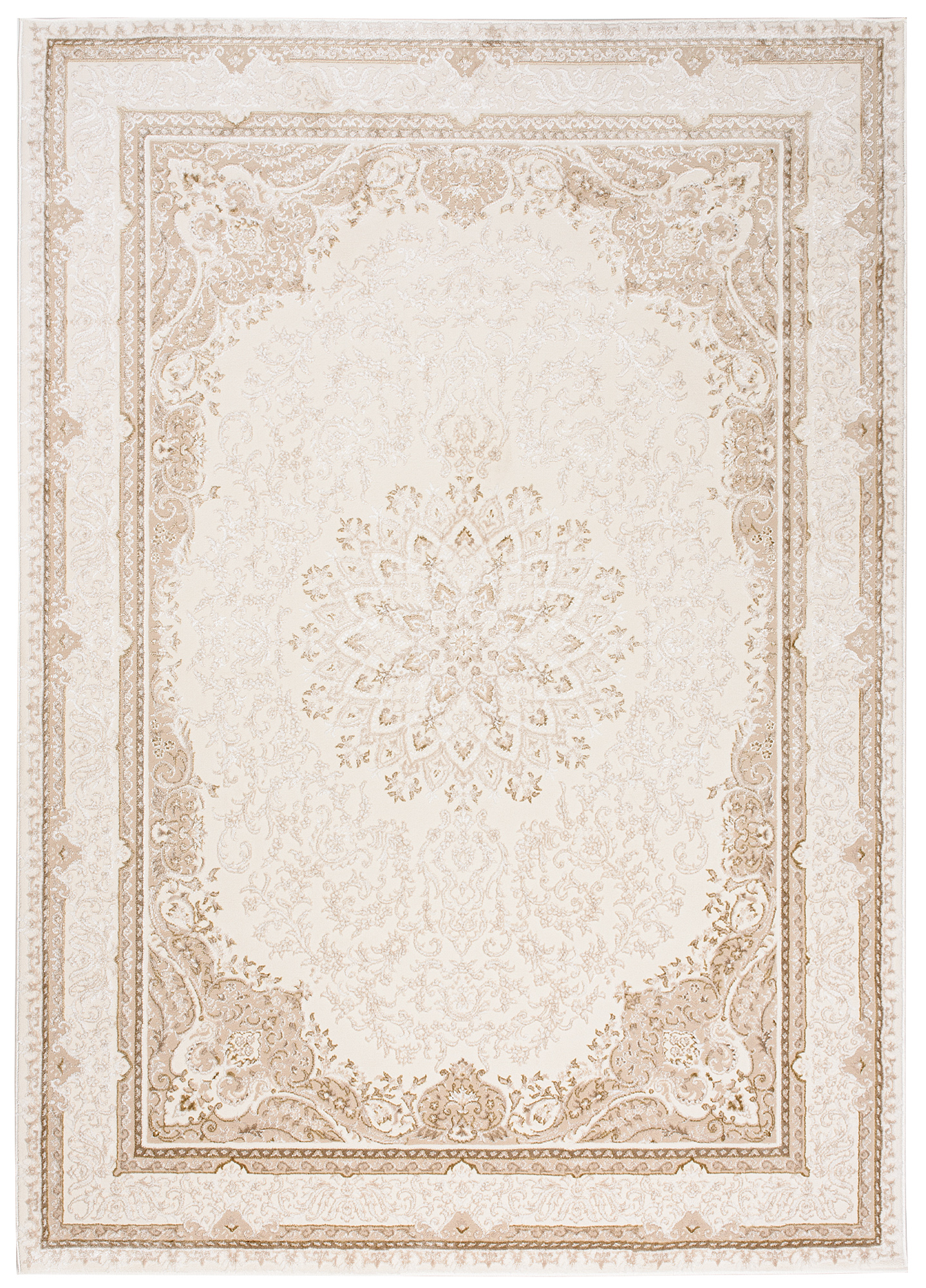 Tappeto tradizionale a due livelli HERA TZ20G - crema, beige