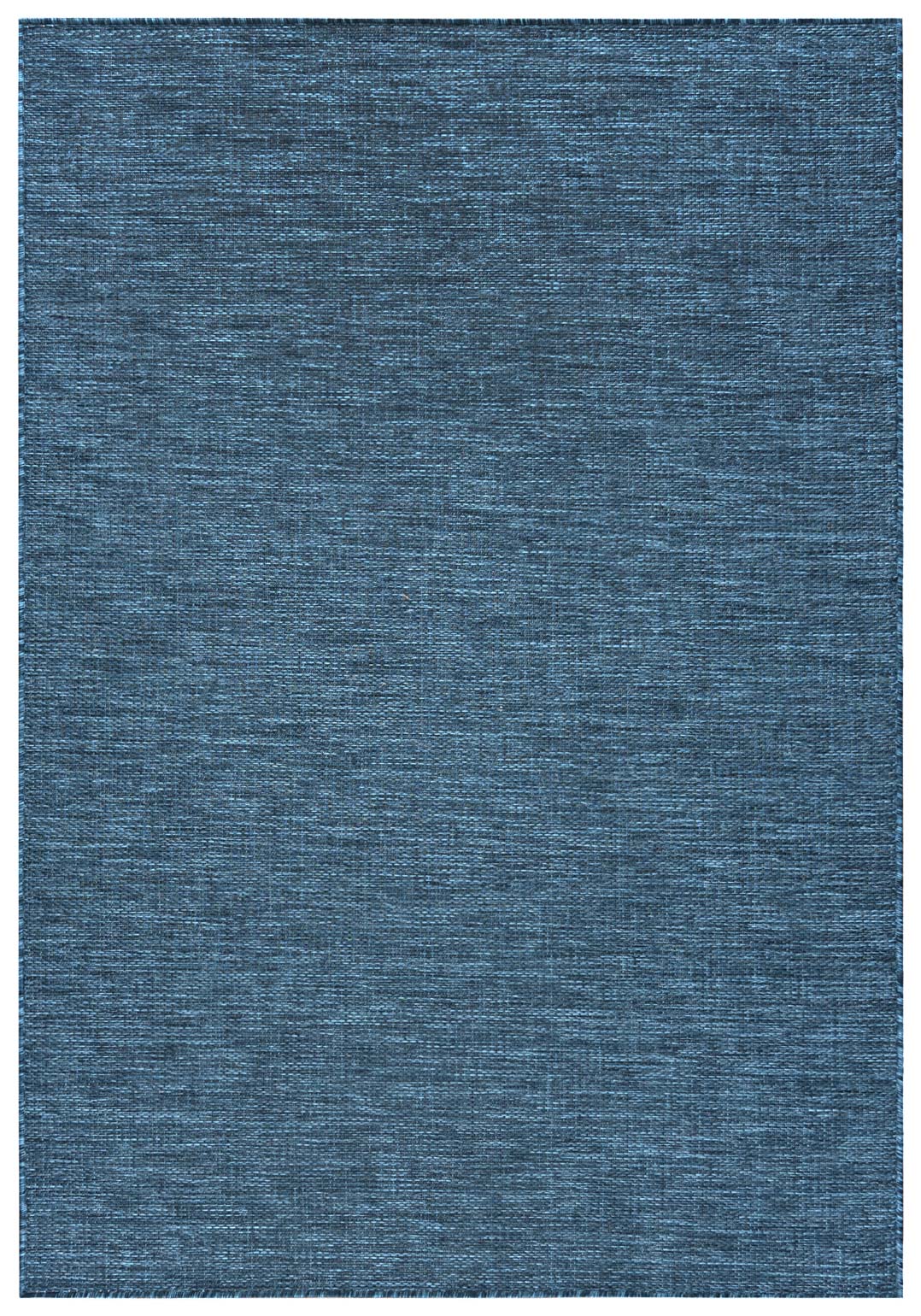 Tappeto per esterni nei toni del blu VERANDA 6365A, impermeabile, per la terrazza, il balcone