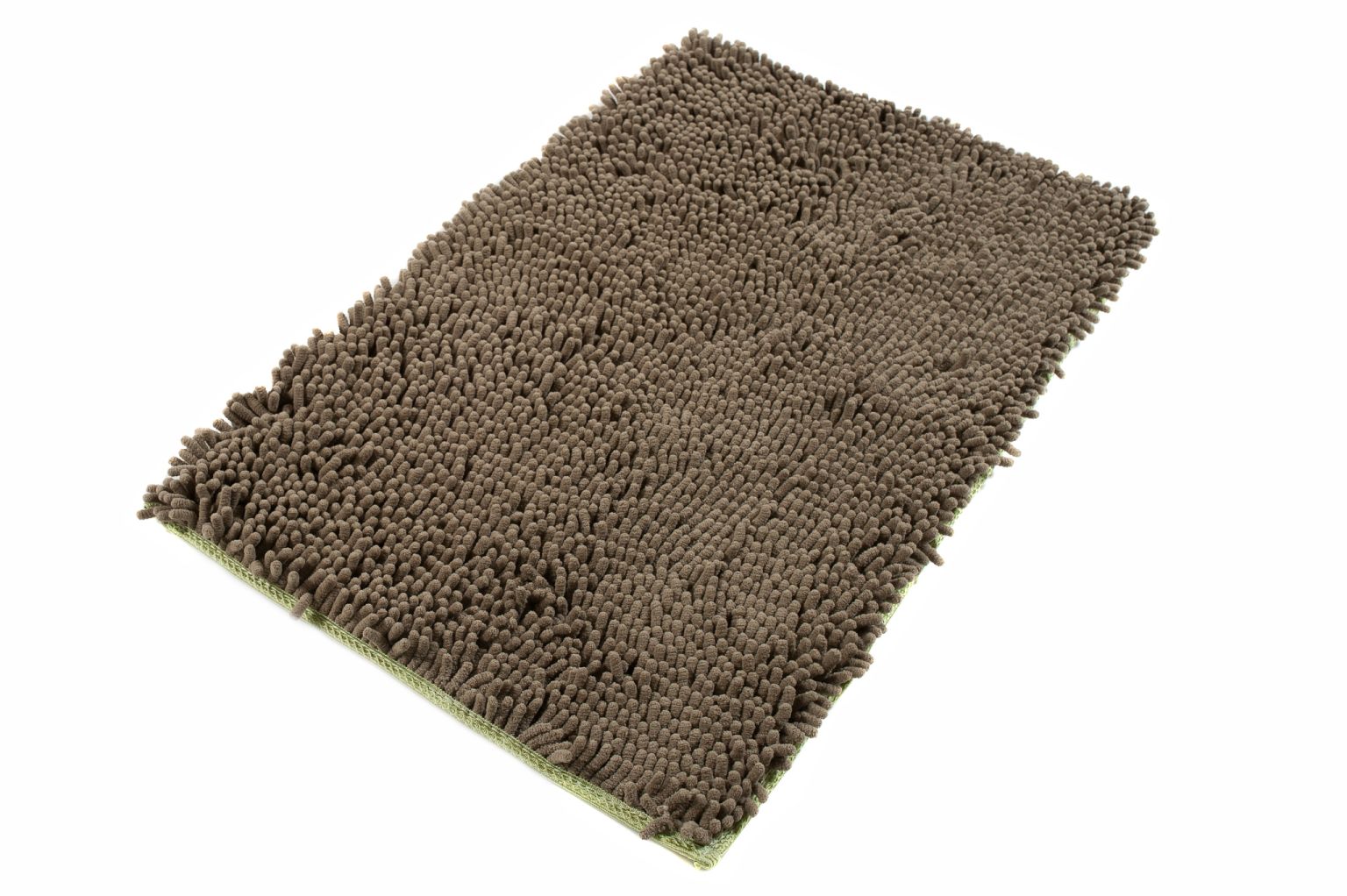 Tappetino da bagno CHENIILE SOLID GREEN - antiscivolo, microfibra, verde