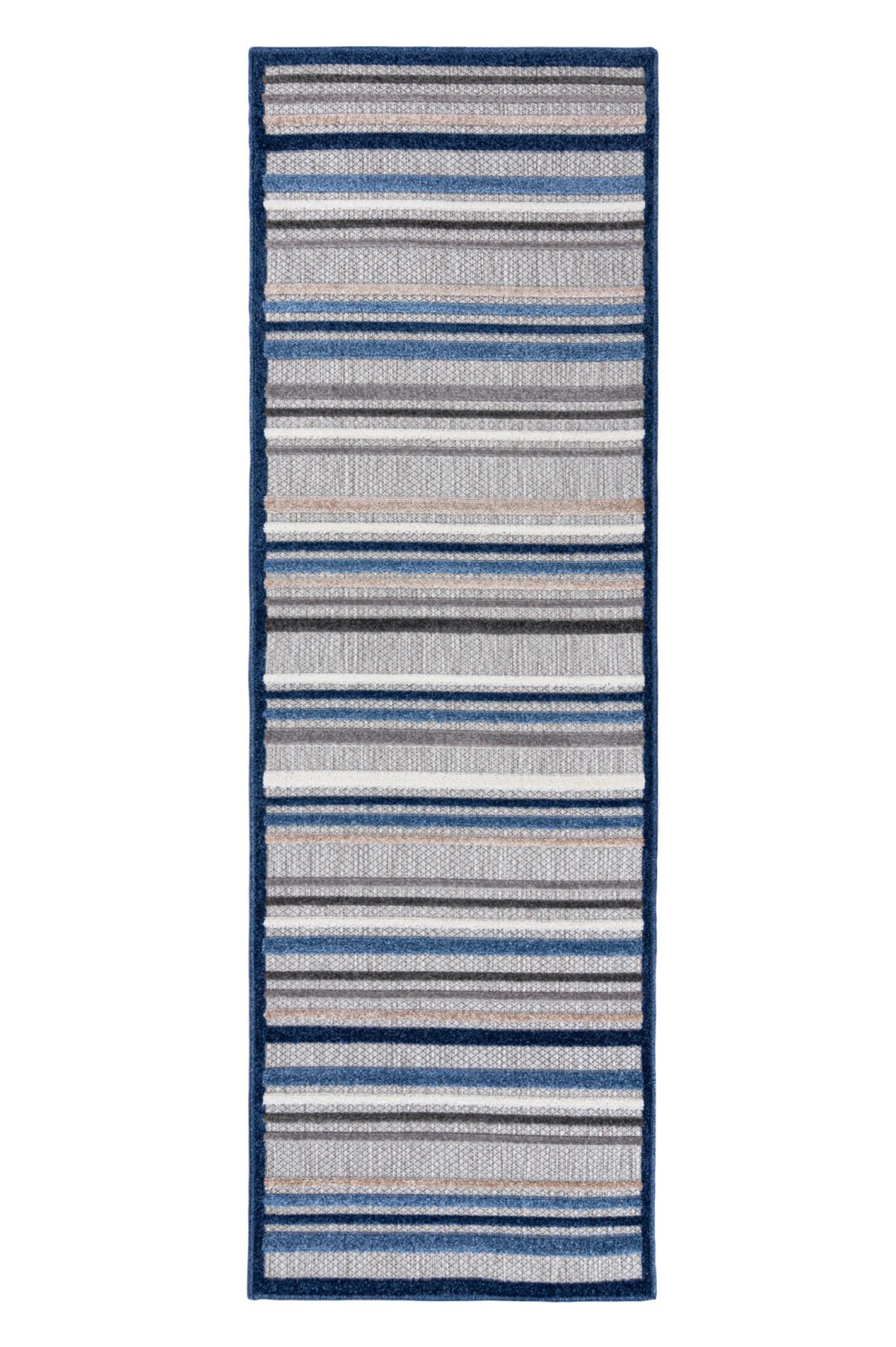 Tappeto per balconi e terrazze per esterni / interni AVENTURA ED50A GRAY - grigio, blu, impermeabile