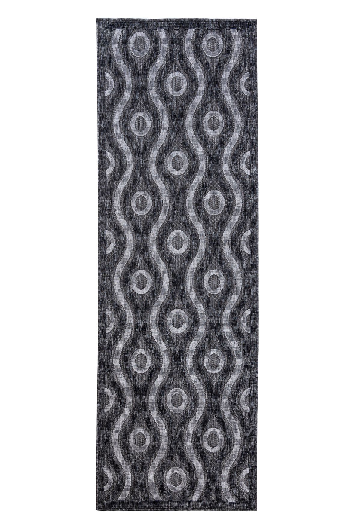 Tappeto per balconi e terrazze per esterni / interni CANSAS FG81A GRIGIO SCURO - grigio