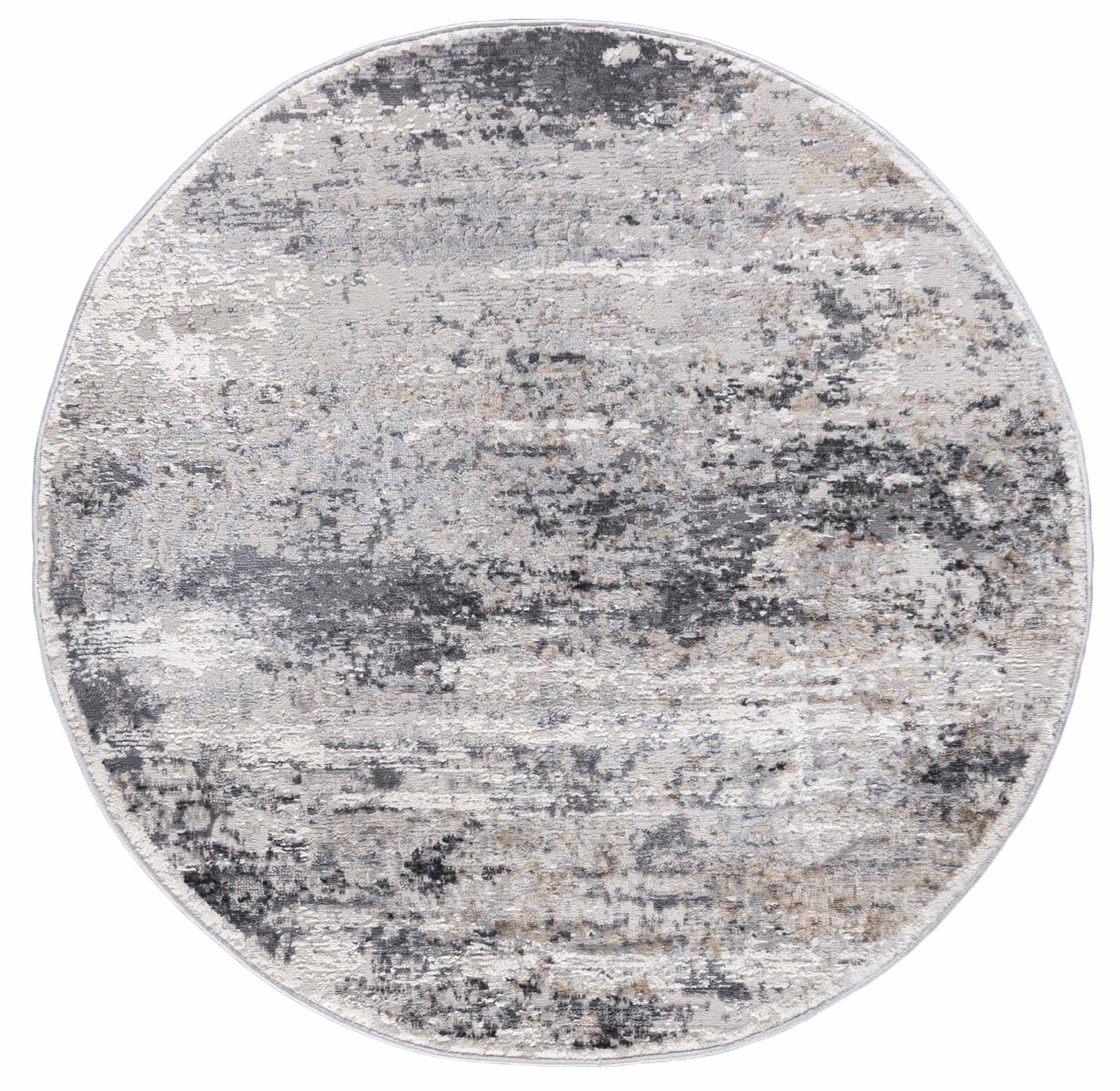 Tappeto rotondo moderno PORTLAND G509A WHITED_VIZON