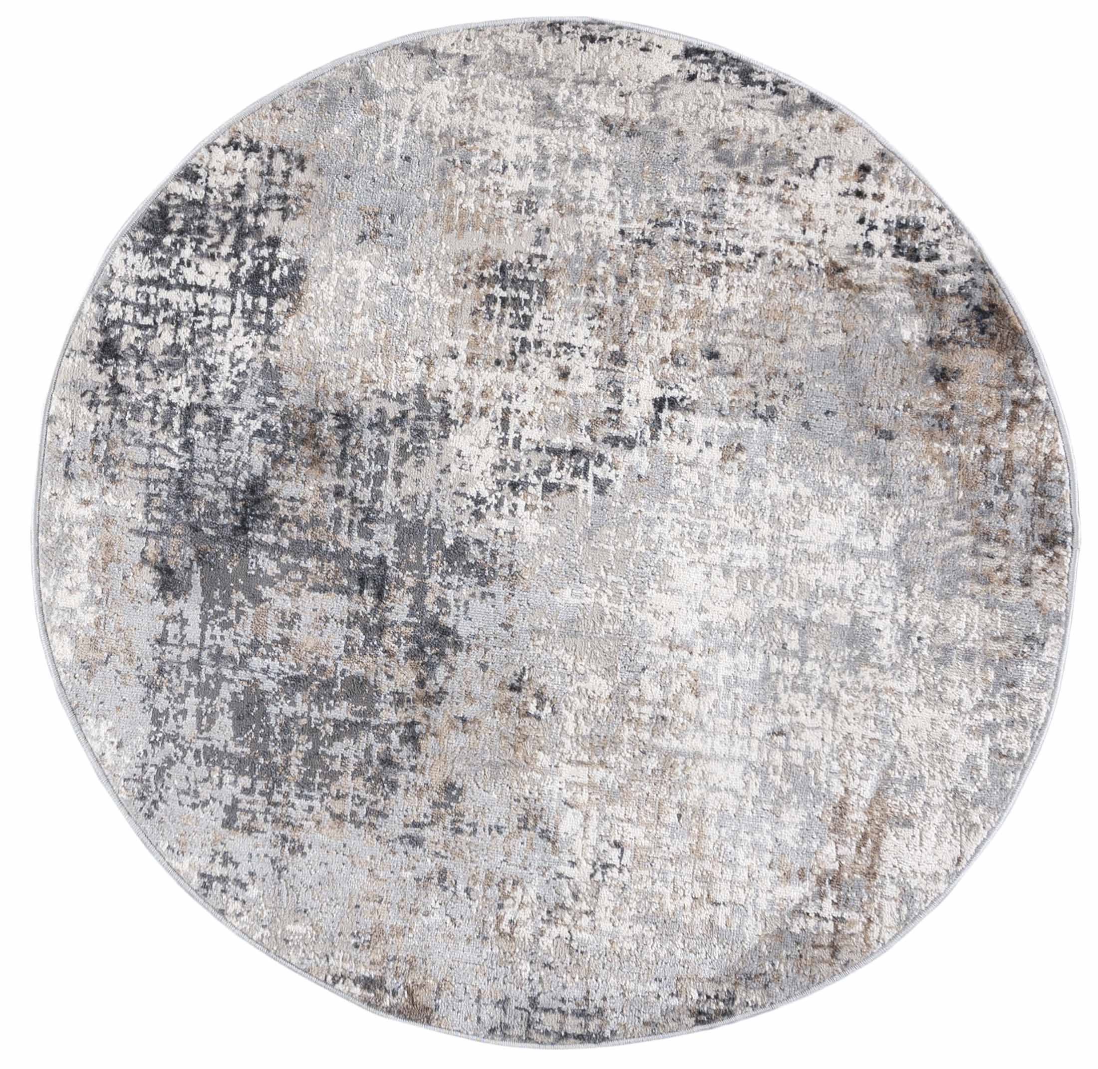 Tappeto rotondo moderno PORTLAND G512A WHITED_VIZON