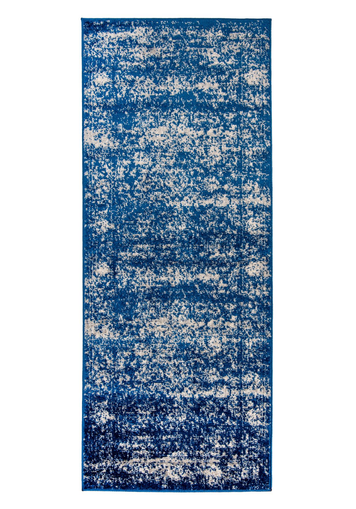 Tappeto per ingresso e cucina orientale vintage ALESTA H182A NAVY - blu