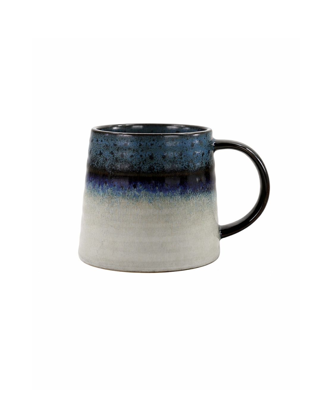 Tazza in ceramica 400 ml - Aroma Mirti - blu navy e grigia, moderna