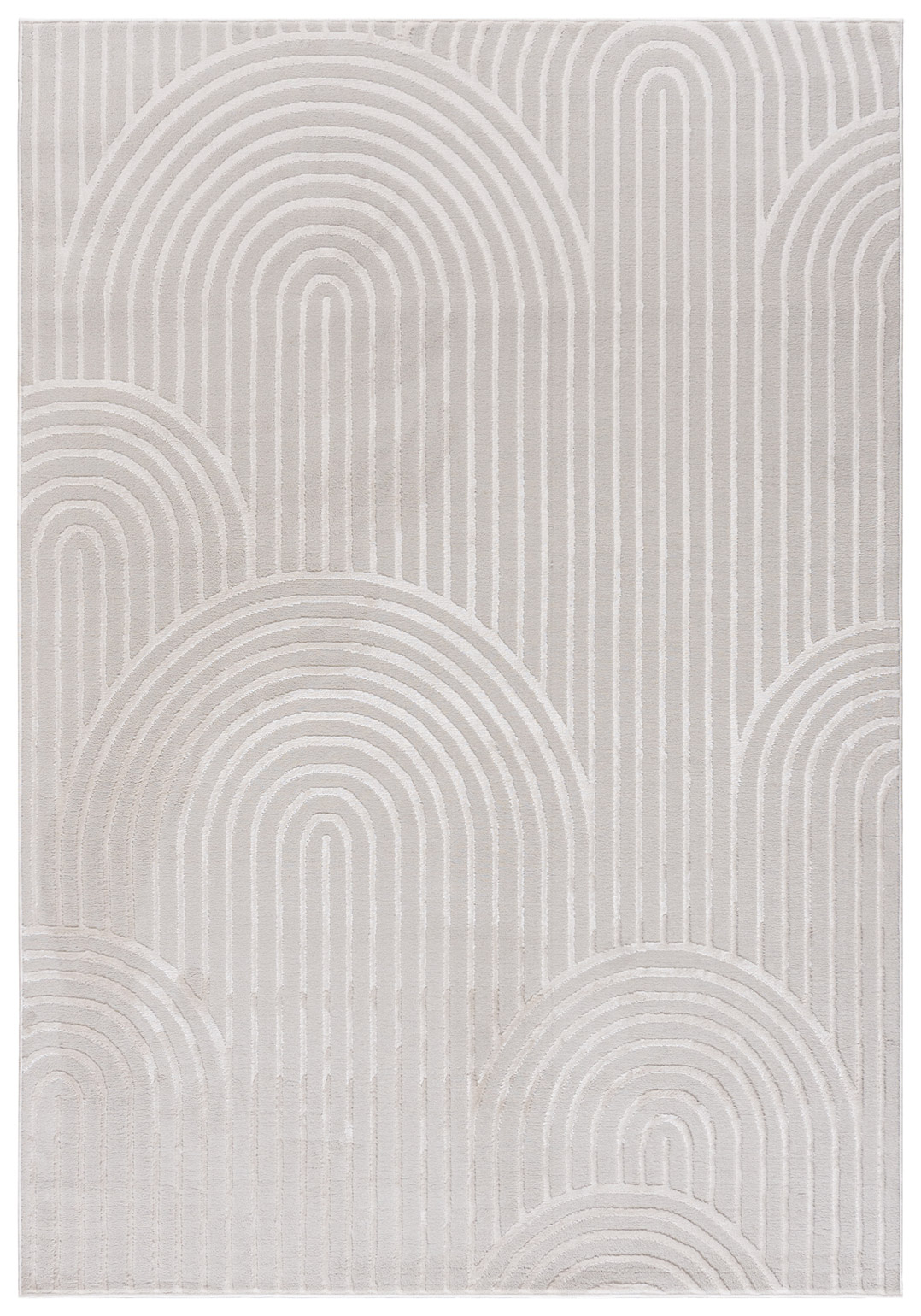 Tappeto moderno crema con archi geometrici NG81A ELLEN