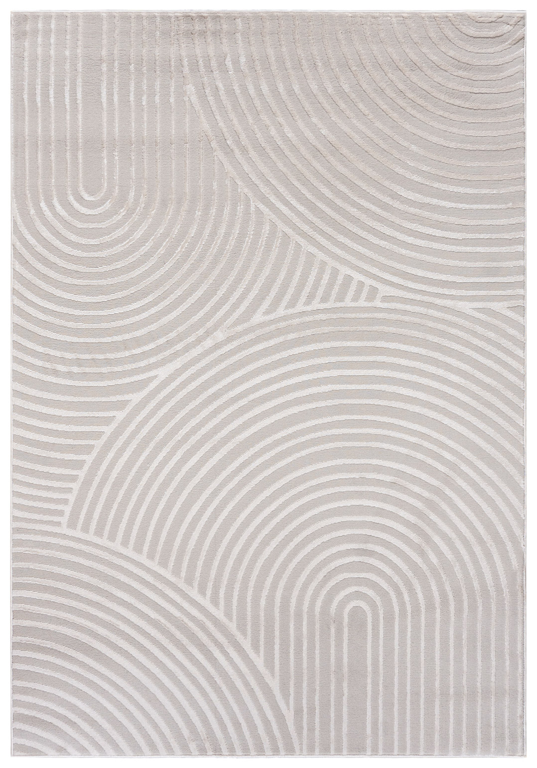 Tappeto moderno crema con archi geometrici NG89A ELLEN