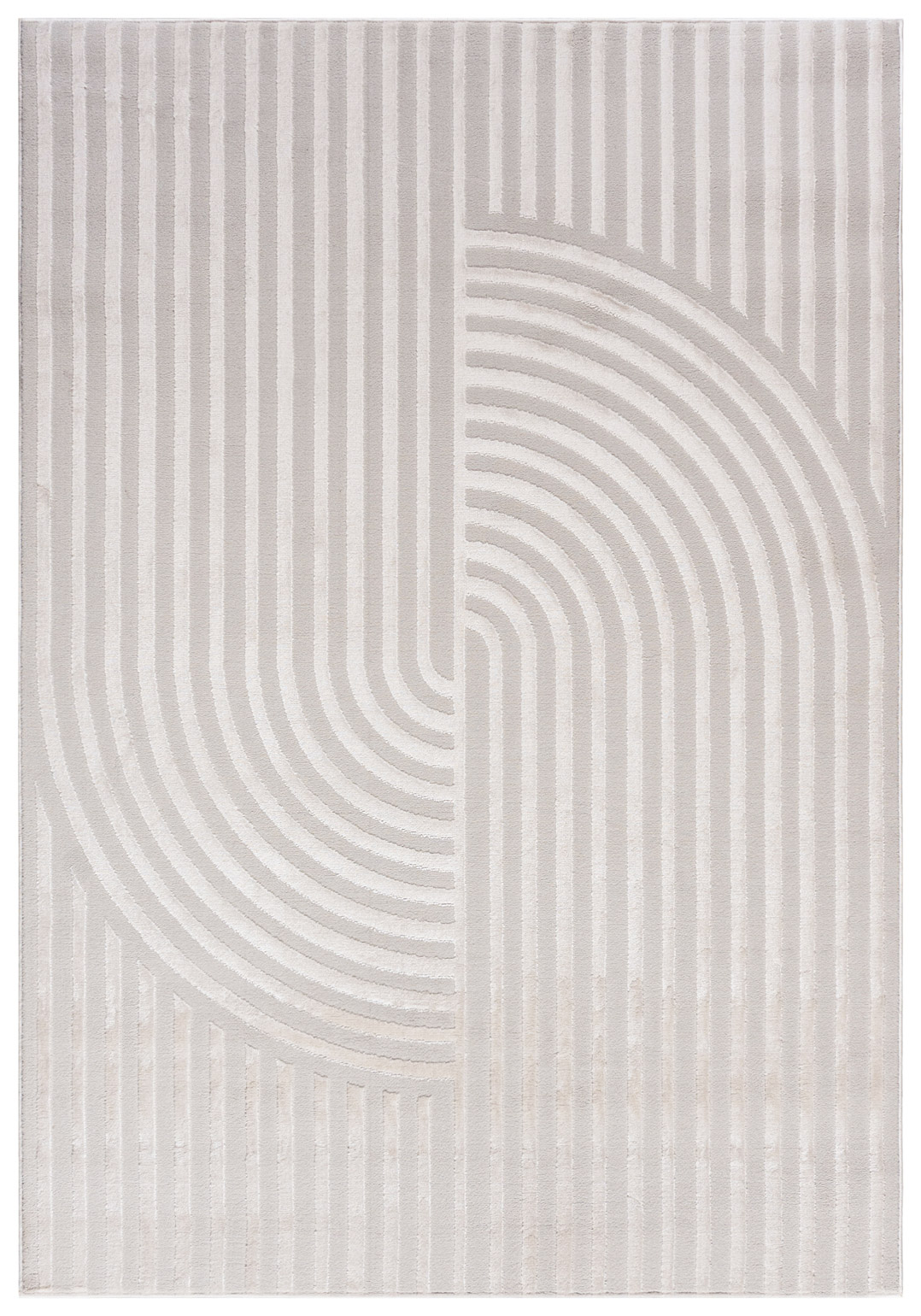 Tappeto moderno crema con archi geometrici NG91A ELLEN