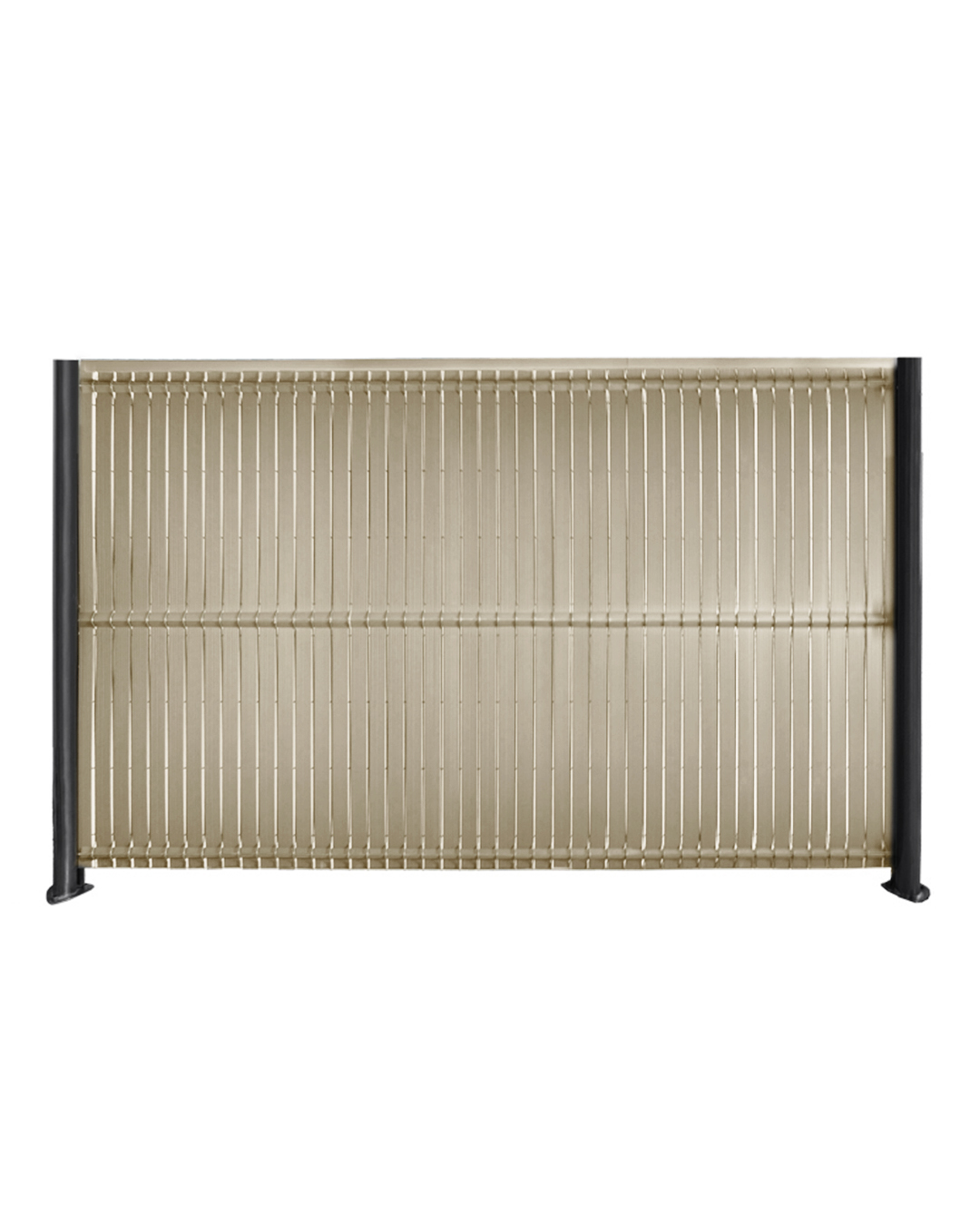 Copertura per recinzione 153 x 250 cm, Frangivista balcone / listelli per recinzione da giardino, tappeto per pannelli PVC - Riposo Marrone - marrone, moderno