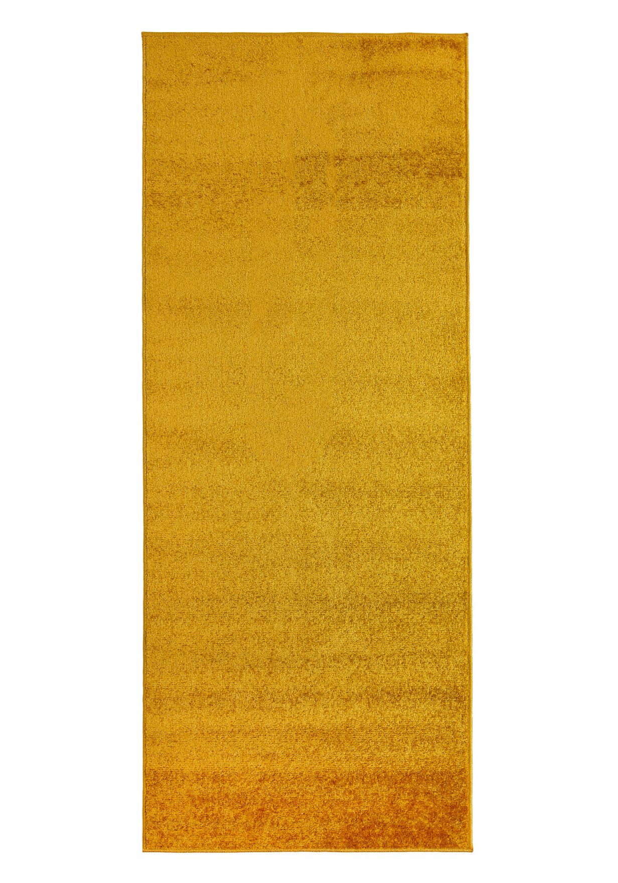 Tappeto per ingresso e cucina - Liscio monocolore SPRING P113A DARK YELLOW - giallo