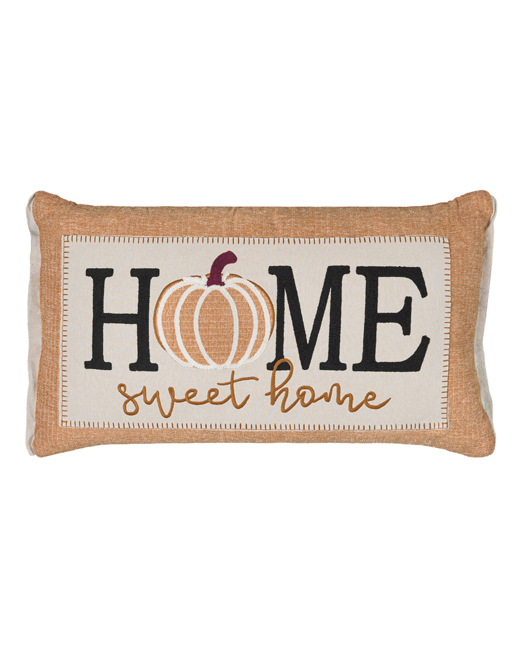 Cuscino decorativo - Ambra Zucca - beige, arancione