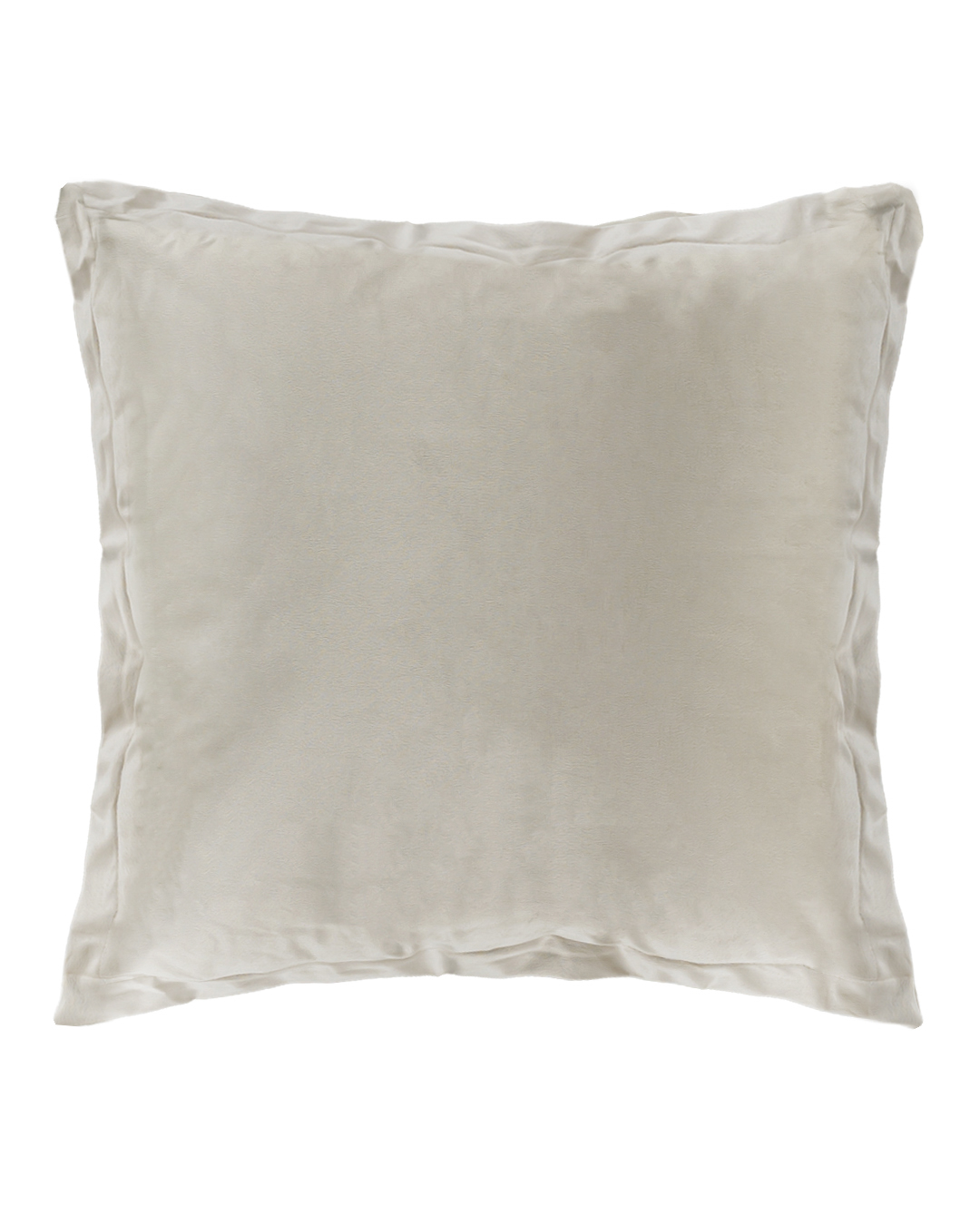 Cuscino decorativo con imbottitura, 45x45 cm - Puro Beige - bordatura decorativa, beige, crema