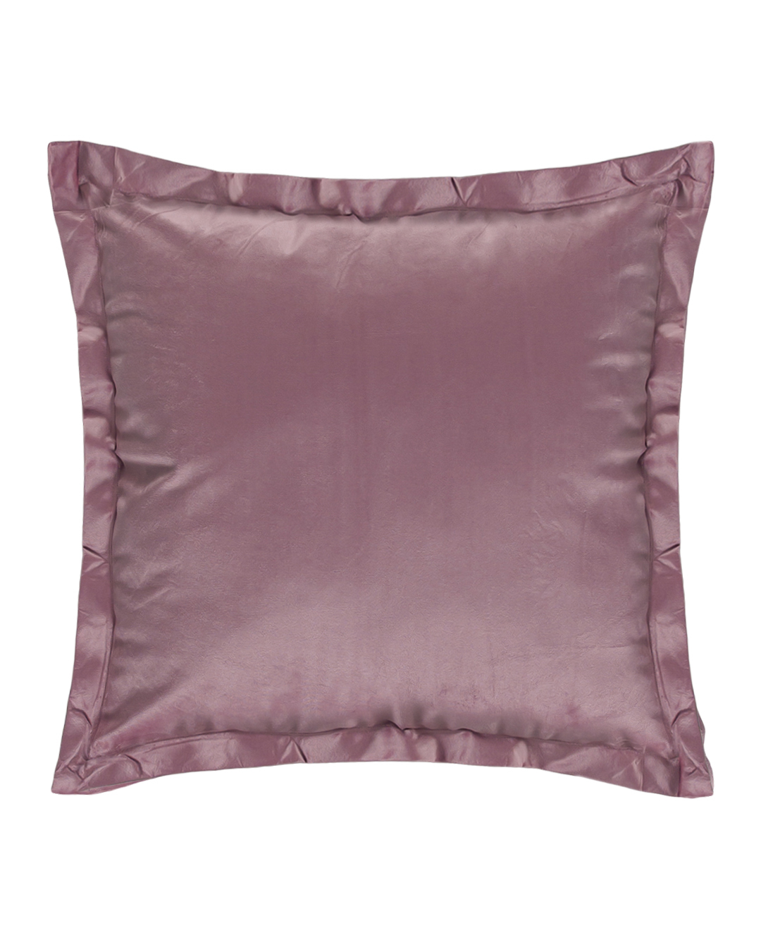 Cuscino decorativo con imbottitura, 45x45 cm - Puro Rosa - bordatura decorativa, rosa