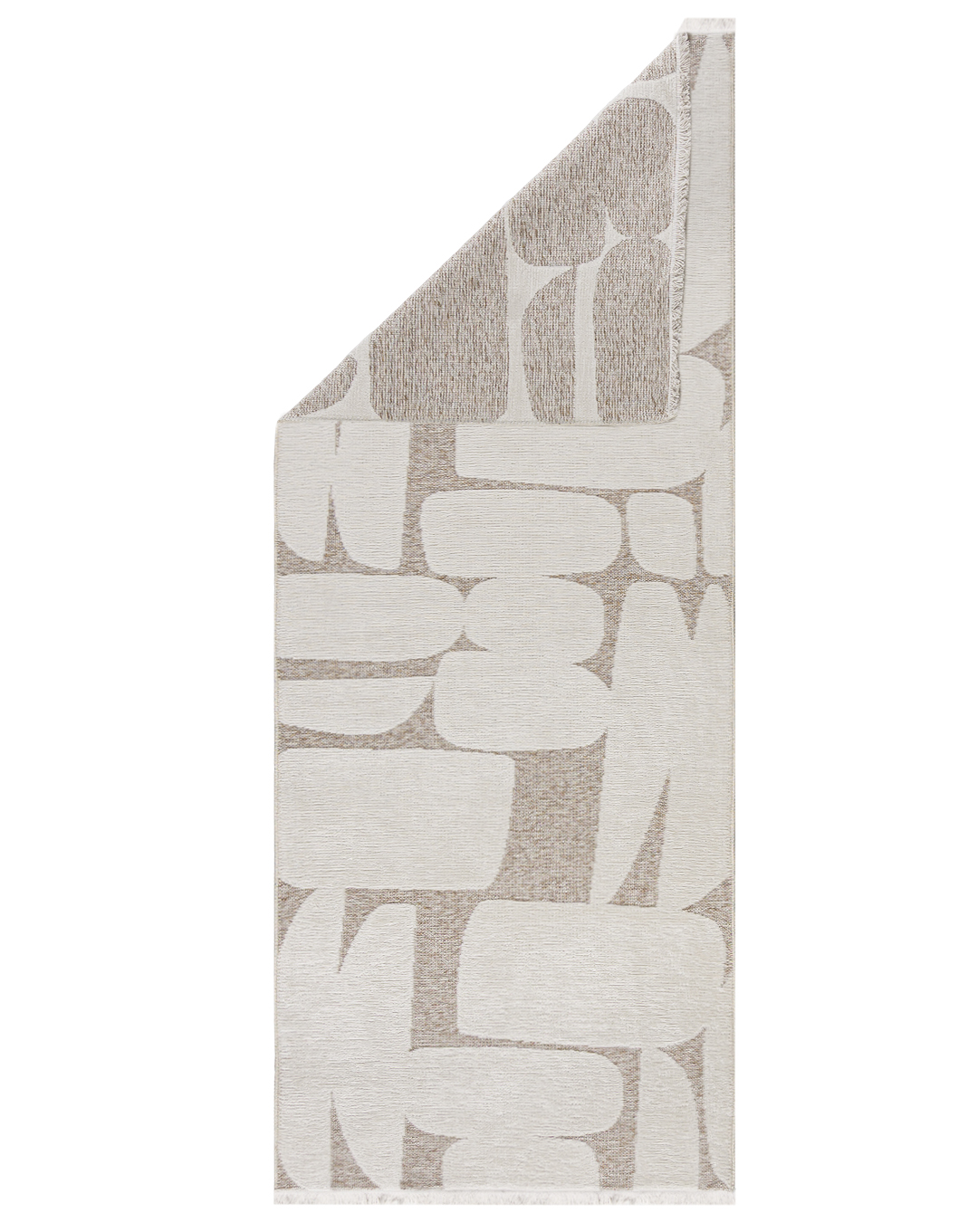 Tappeto Moderno bifacciale - Amalfi Pieno - crema, beige